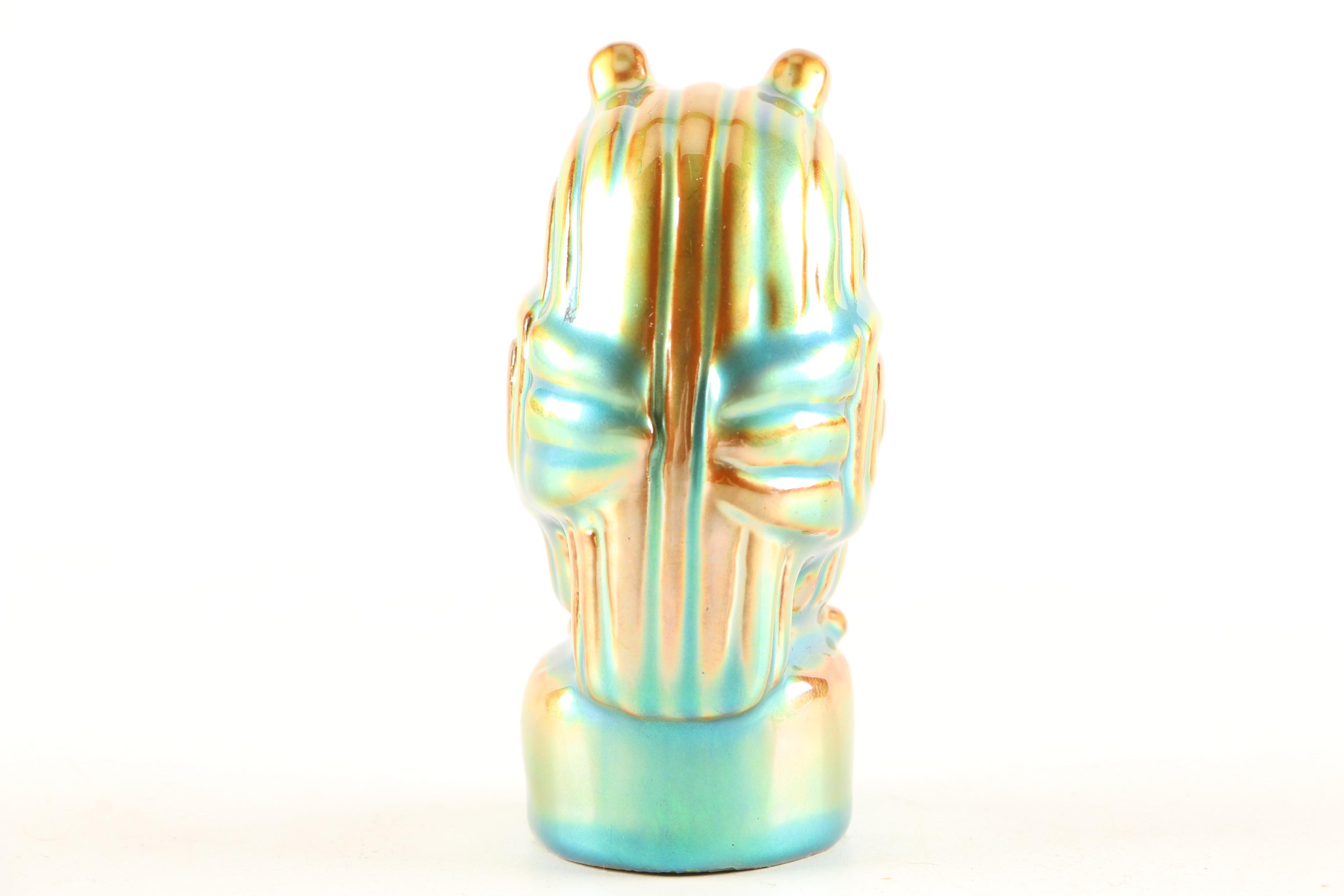 Zsolnay Owl Figurine