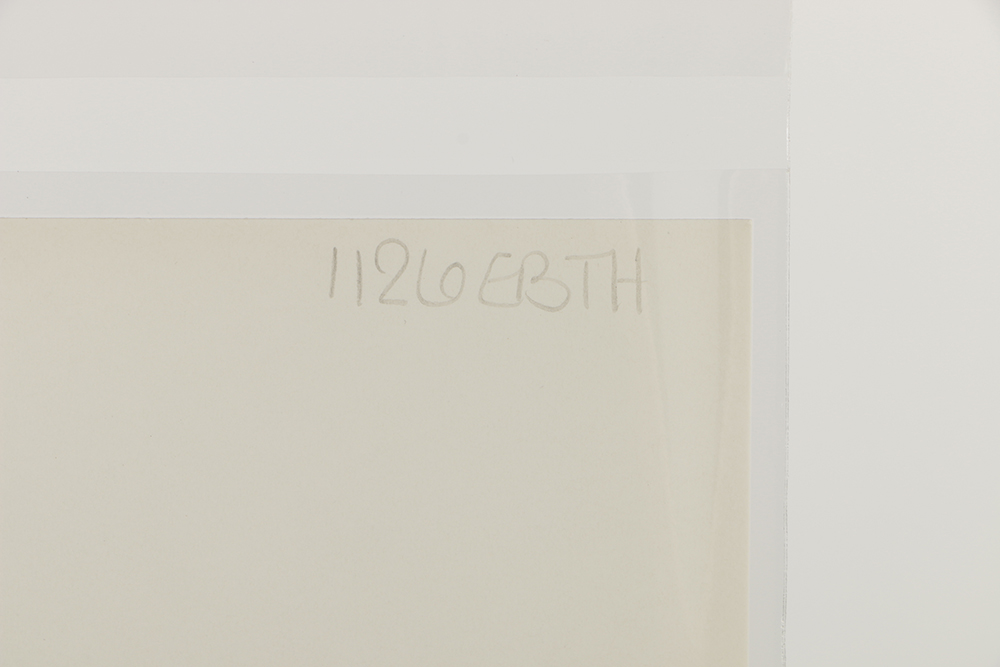 Mixed Media Painting on Paper Abstracted Architecture