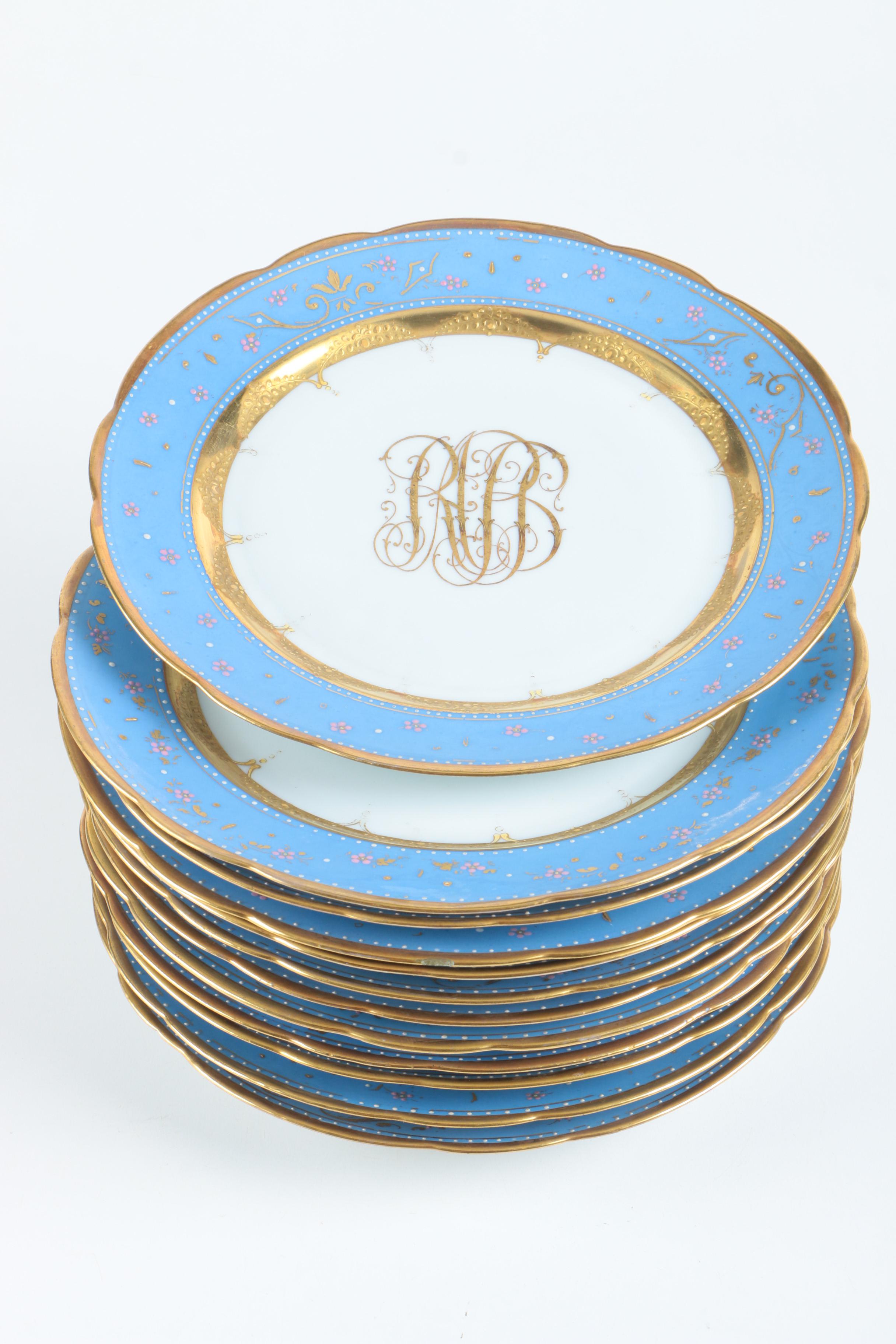 Carl Teichert Porcelain Plates