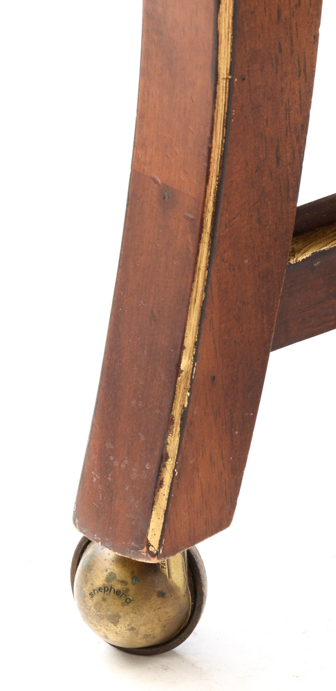 Leather "Consulate" Game Chairs By Century Furniture