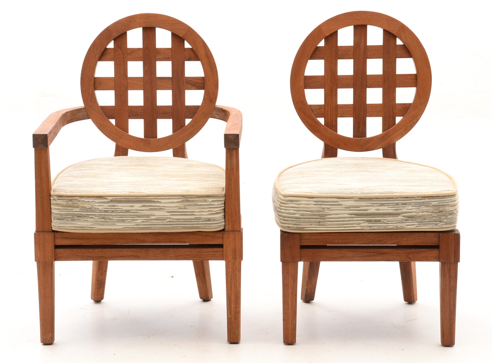 Solid Teak Wood "Portico" Patio Furniture By McGuire
