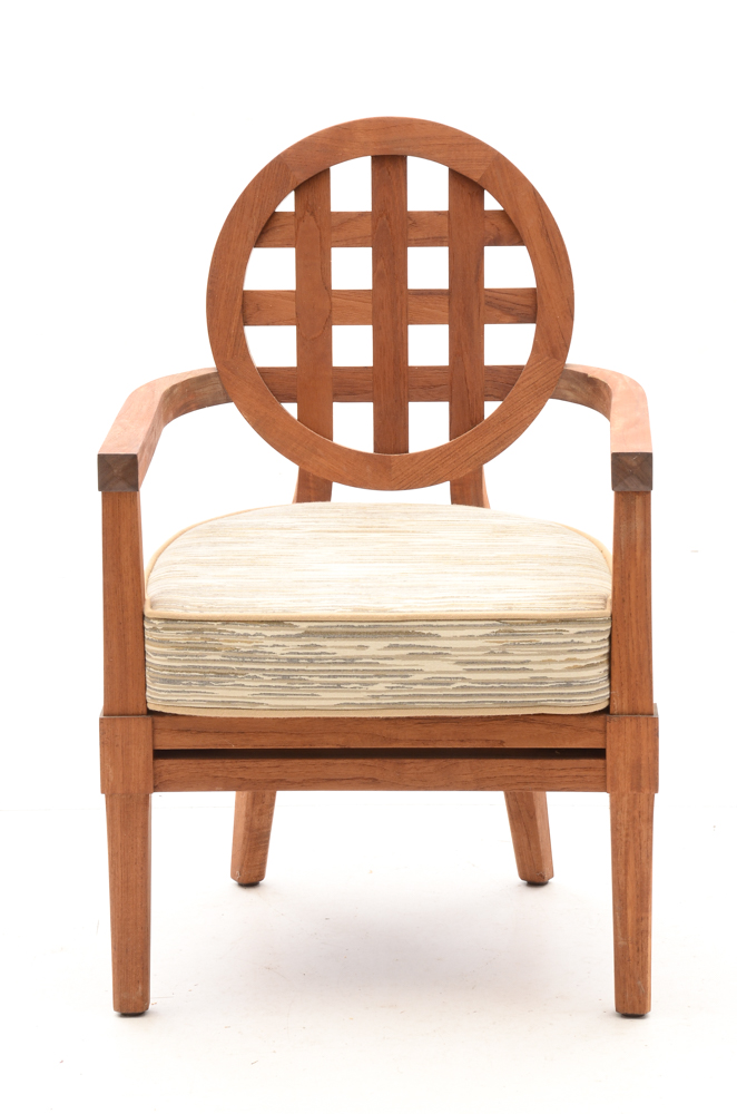 Solid Teak Wood "Portico" Patio Furniture By McGuire