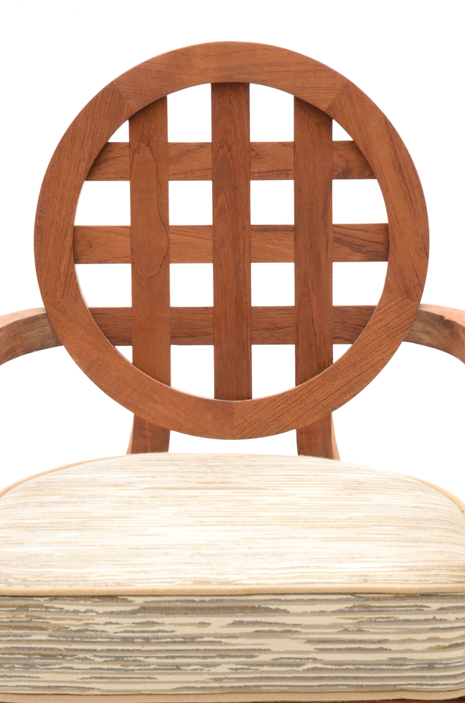 Solid Teak Wood "Portico" Patio Furniture By McGuire