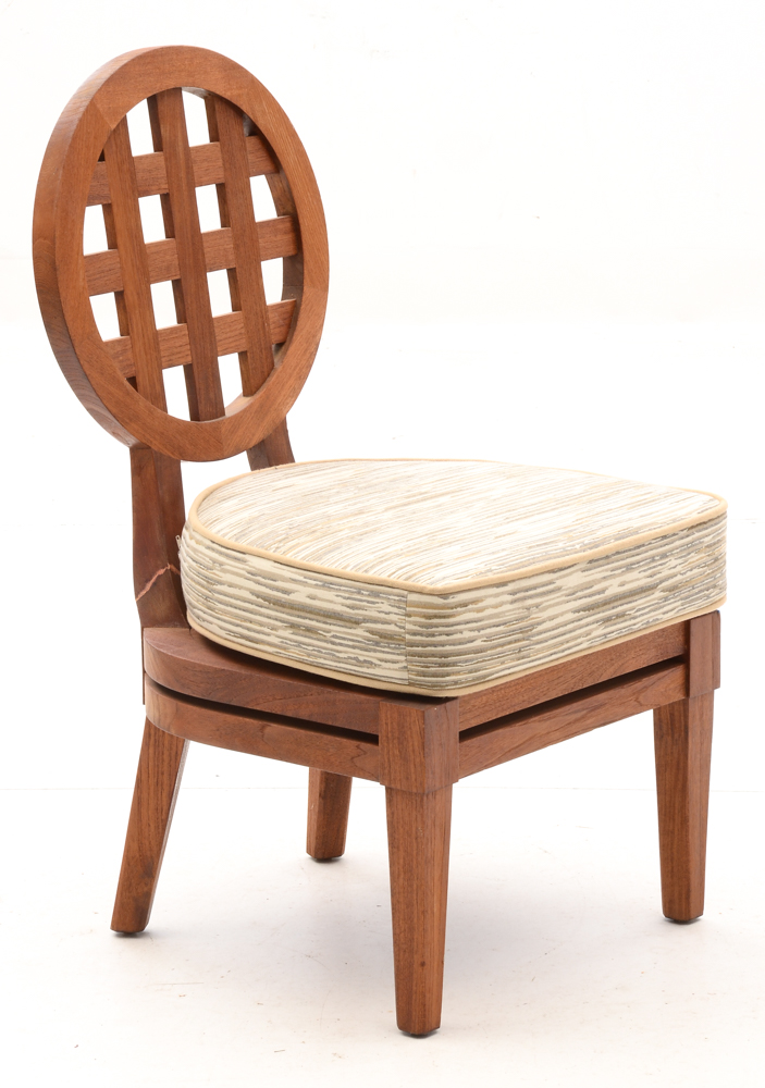 Solid Teak Wood "Portico" Patio Furniture By McGuire