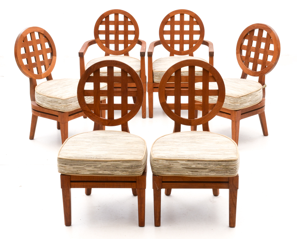 Solid Teak "Portico" Patio Furniture By McGuire