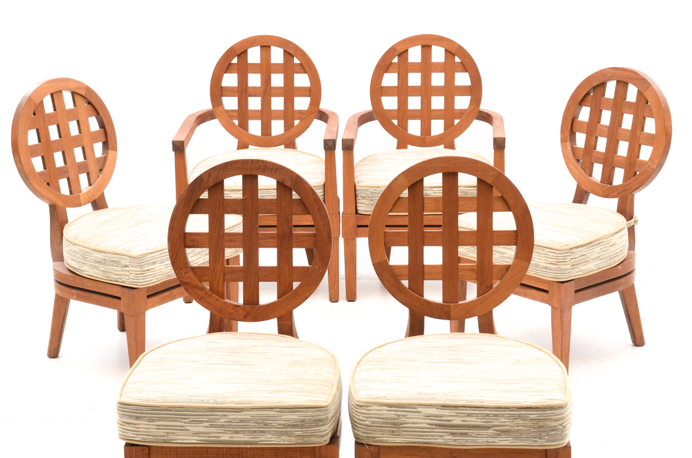 Solid Teak "Portico" Patio Furniture By McGuire