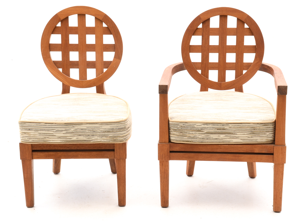 Solid Teak "Portico" Patio Furniture By McGuire