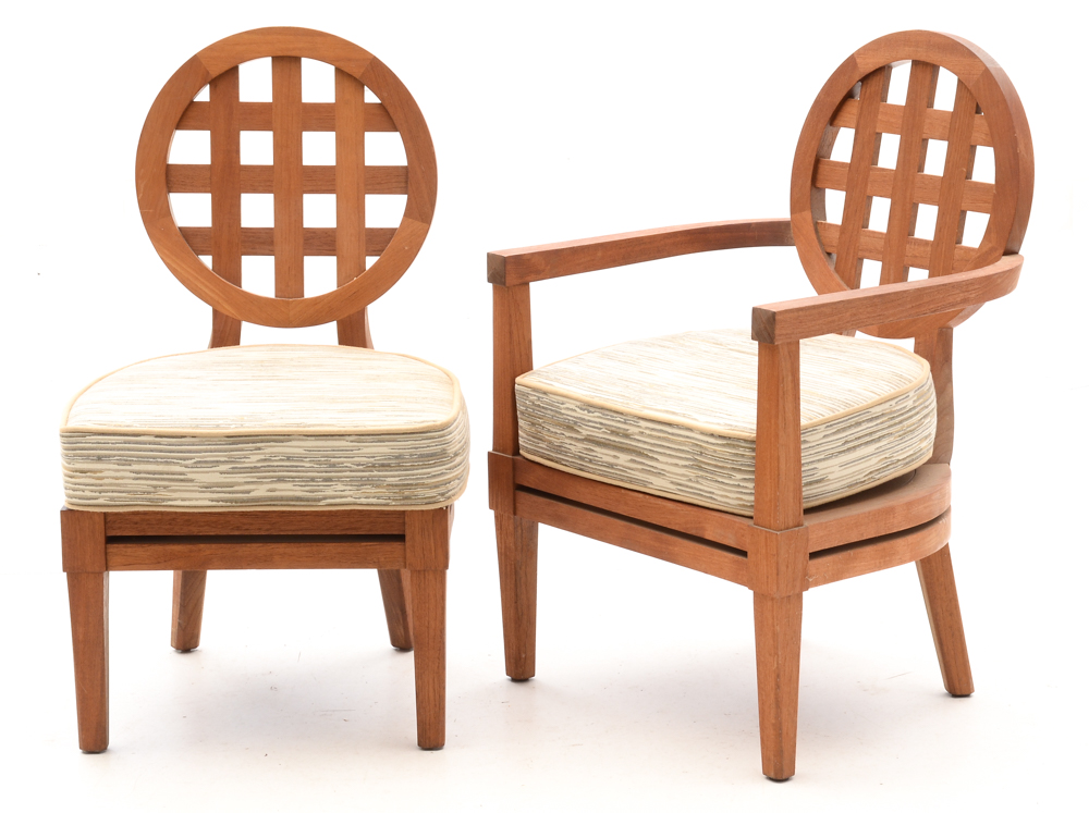 Solid Teak "Portico" Patio Furniture By McGuire