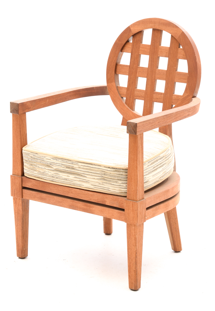 Solid Teak "Portico" Patio Furniture By McGuire