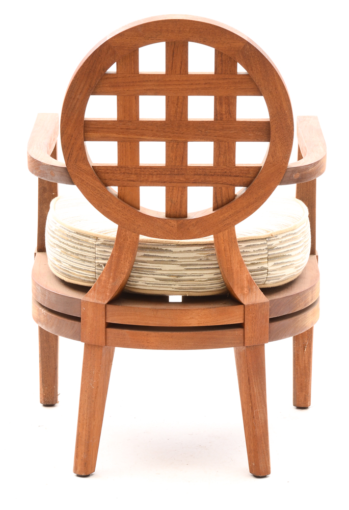 Solid Teak "Portico" Patio Furniture By McGuire