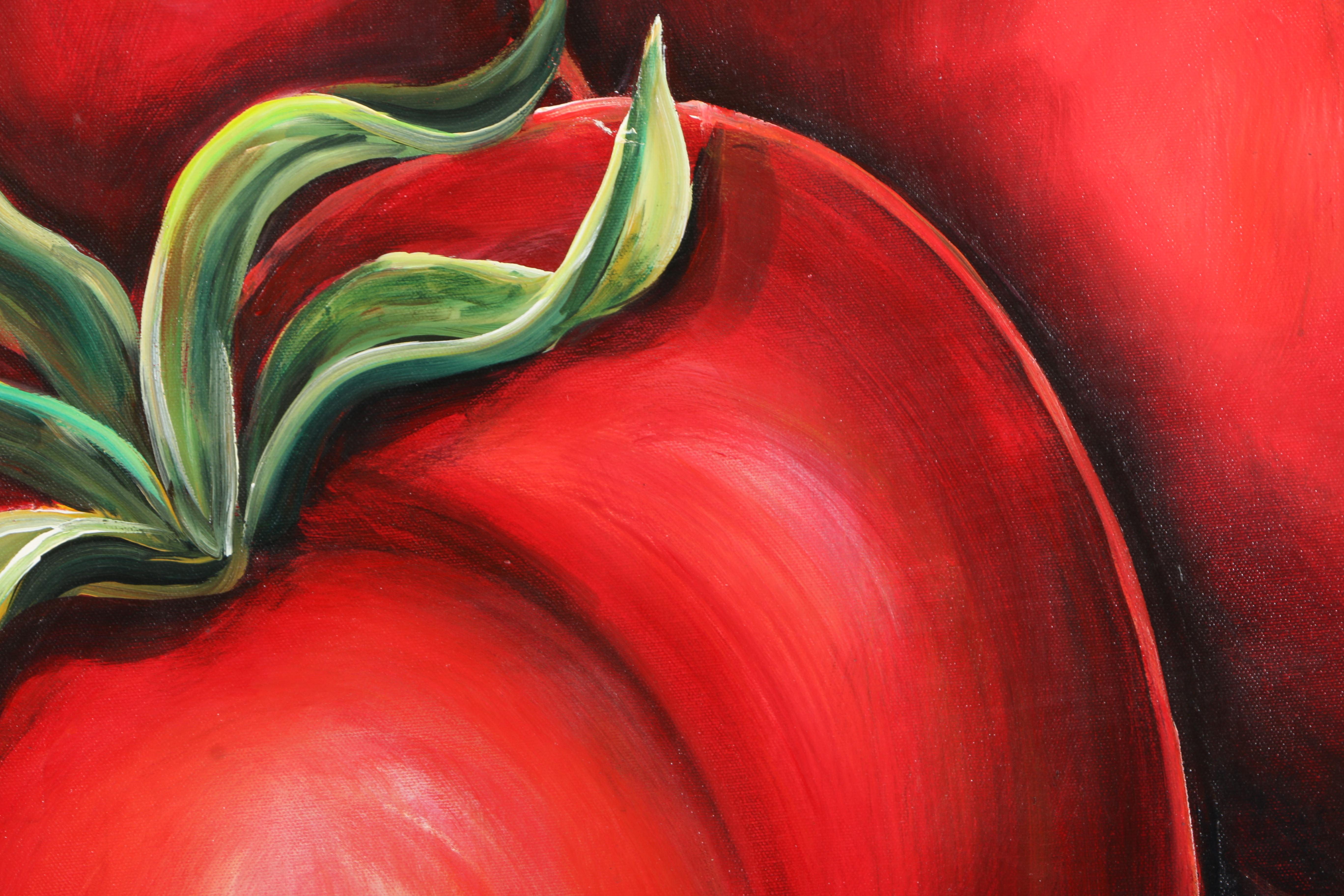 Renee Oil Painting of Tomatoes
