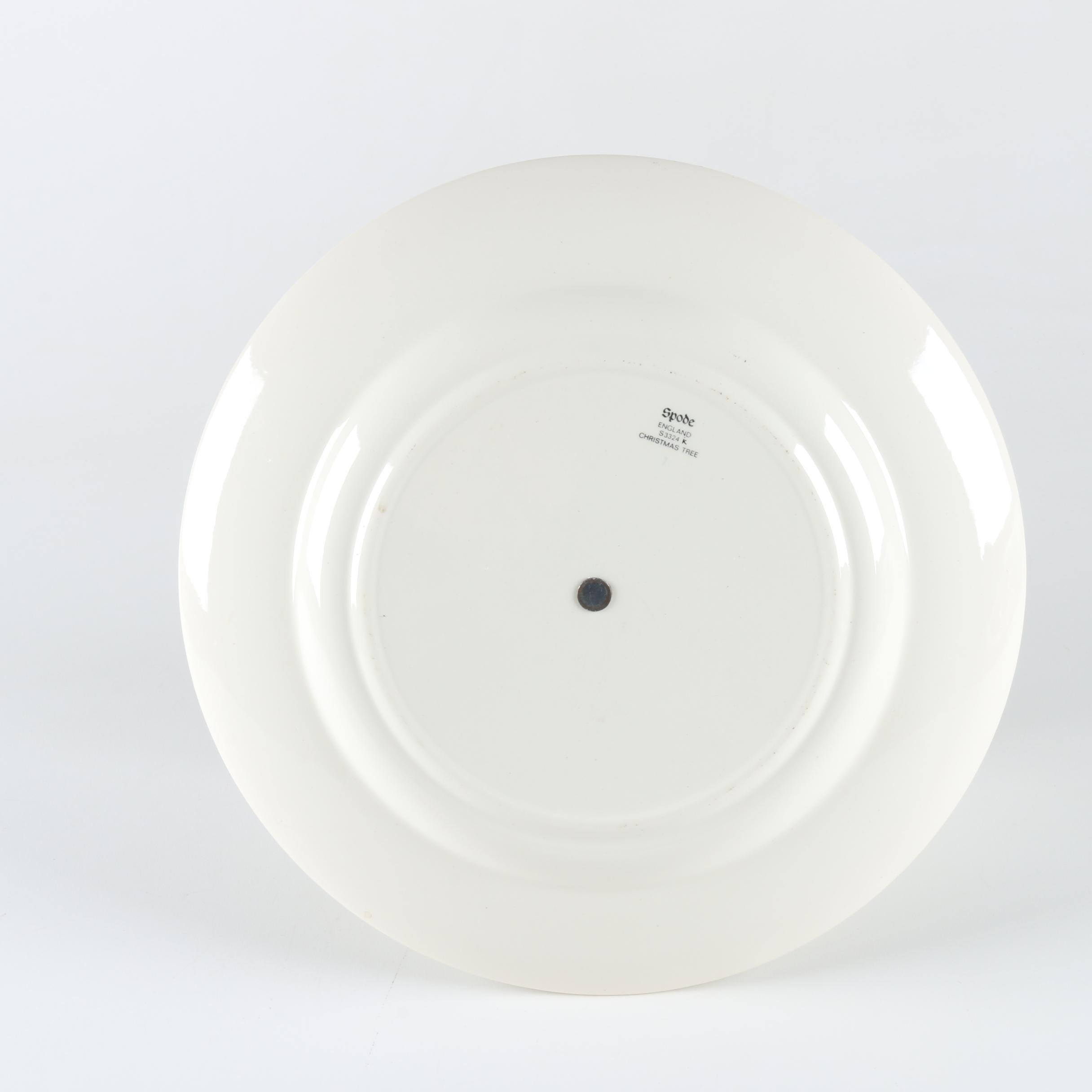 Spode "Christmas Tree" Two-Tiered Serving Tray