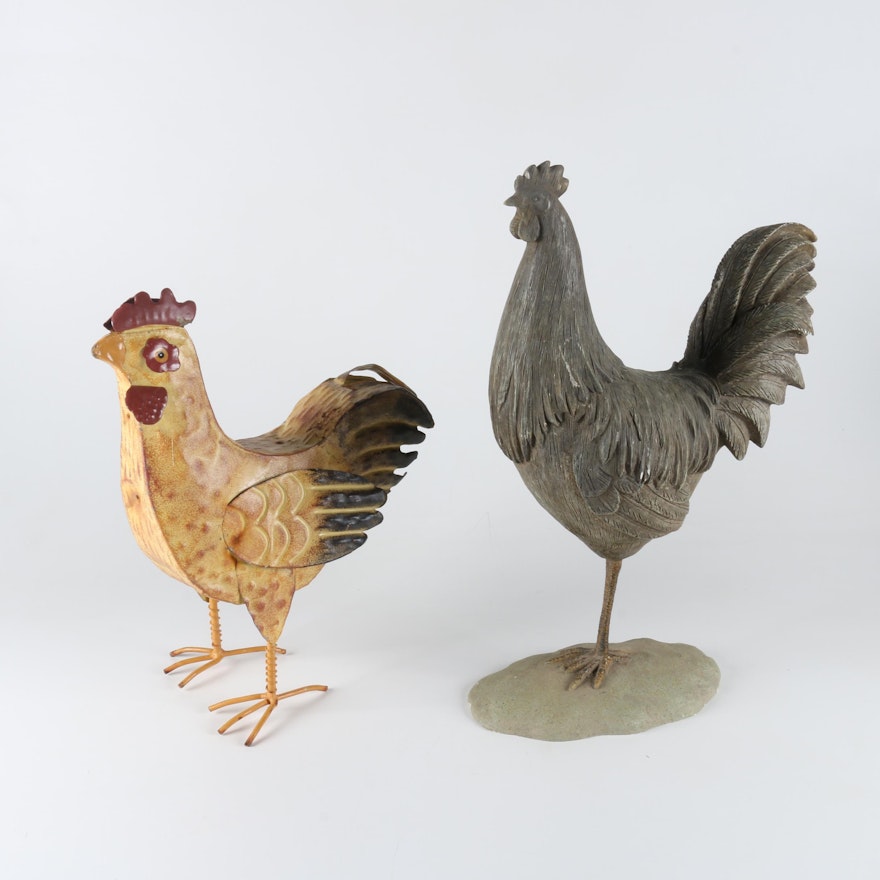 Rooster Figurines
