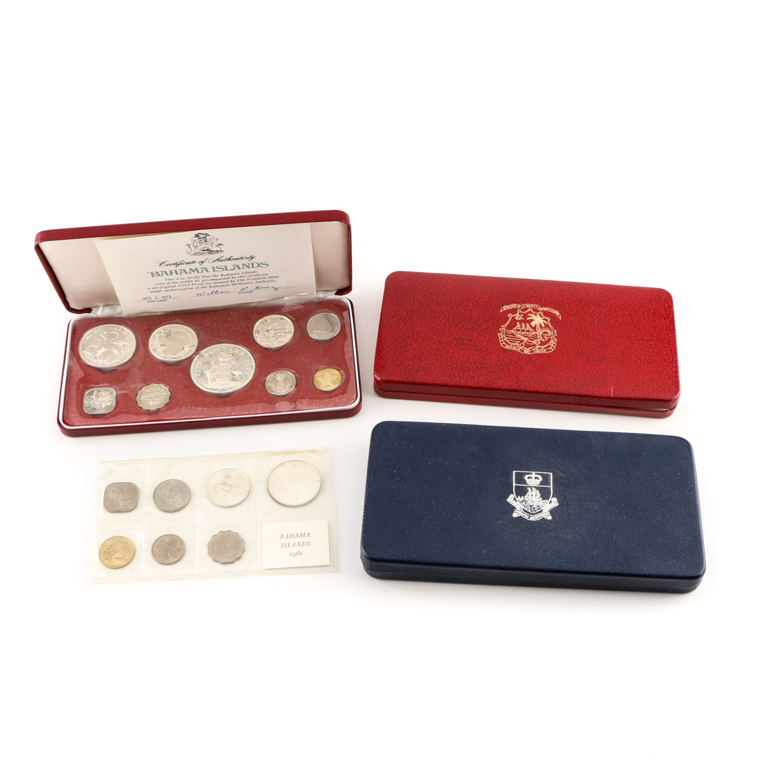 Vintage Liberia and Bahama Proof Sets