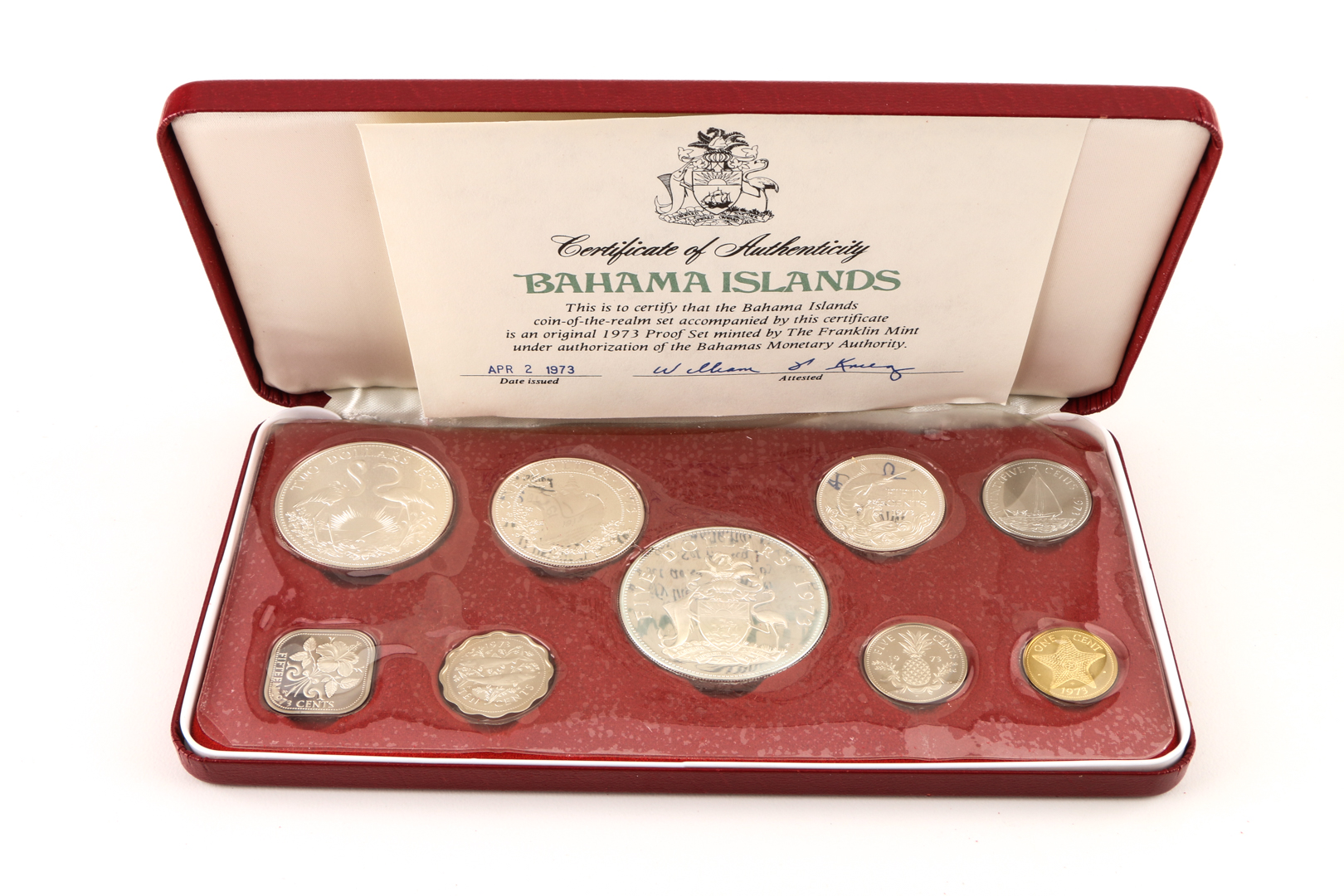 Vintage Liberia and Bahama Proof Sets