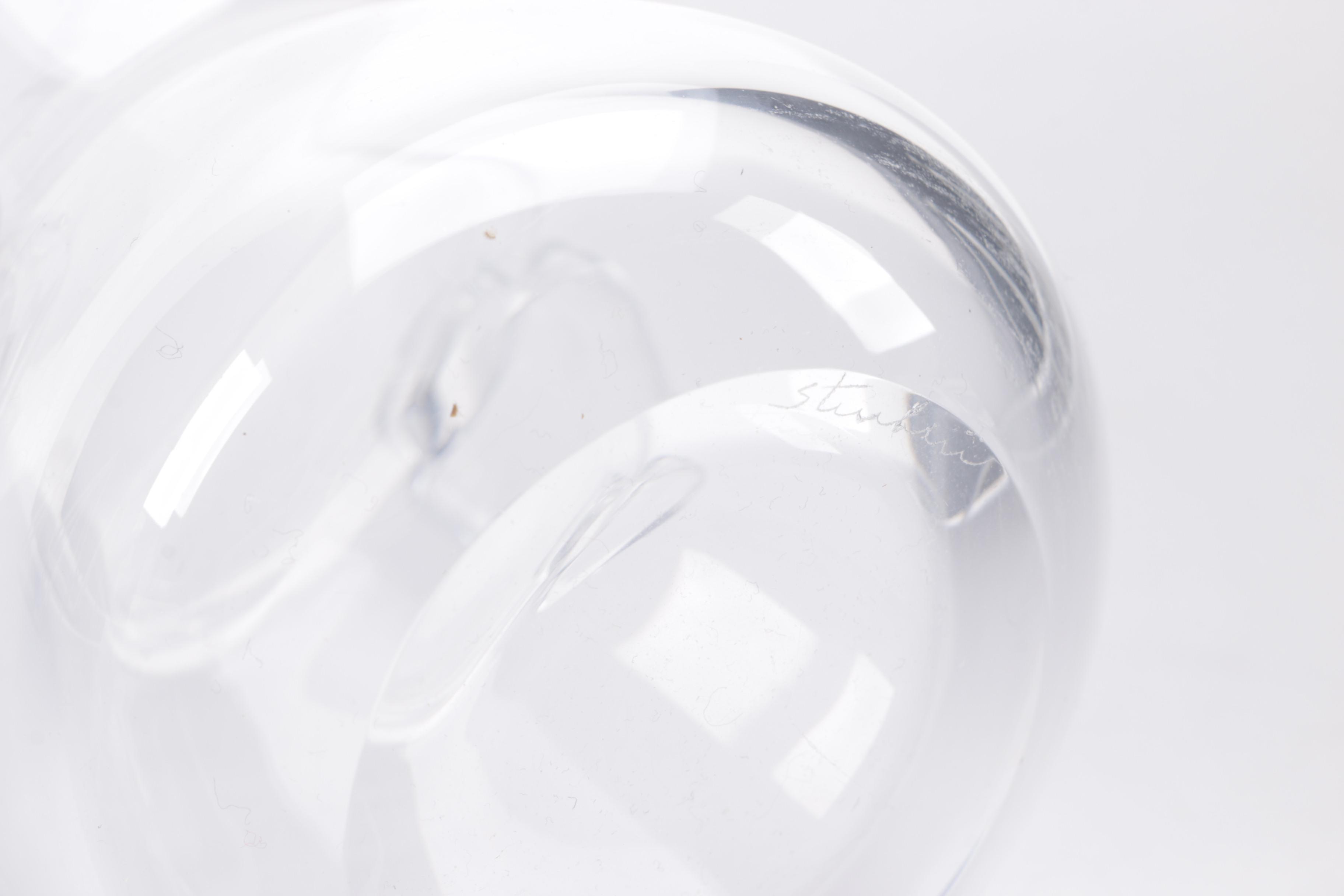 Steuben Signet Vase David Hills Designer Circa 1950