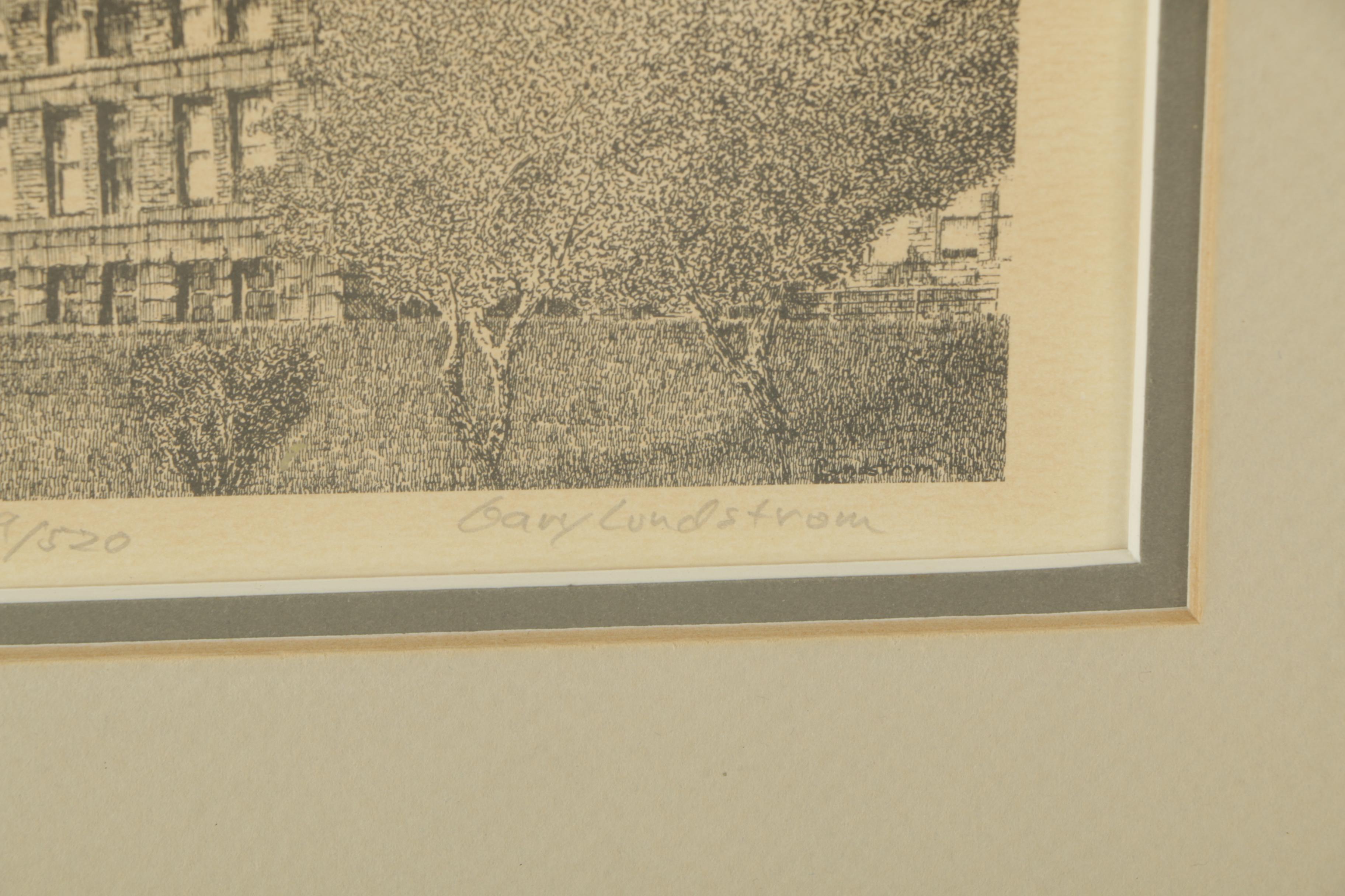 Gary Lundstrom Limited Edition Lithograph "Duluth Central High School"