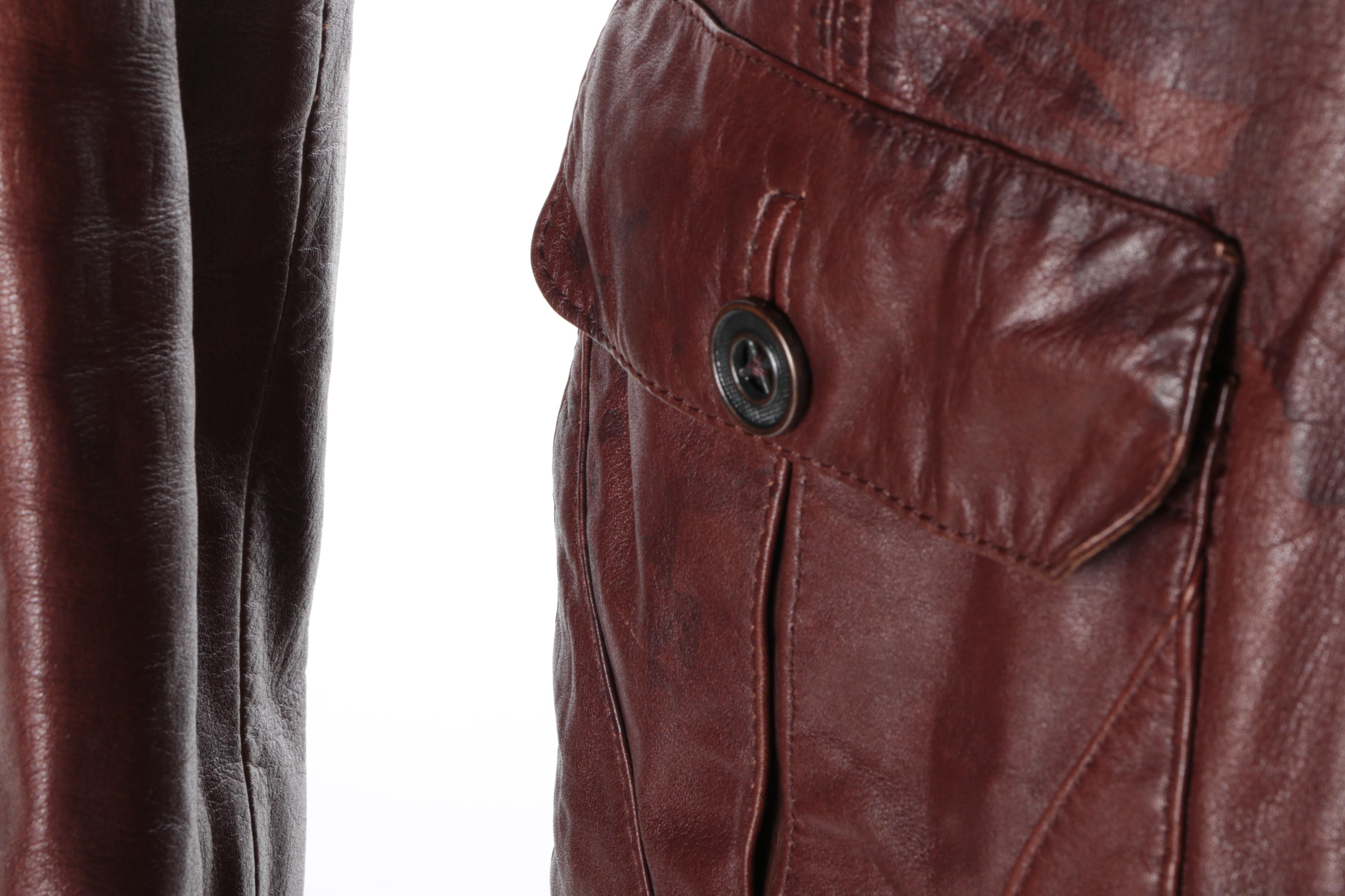 Men's Vintage Chess King Leather Jacket