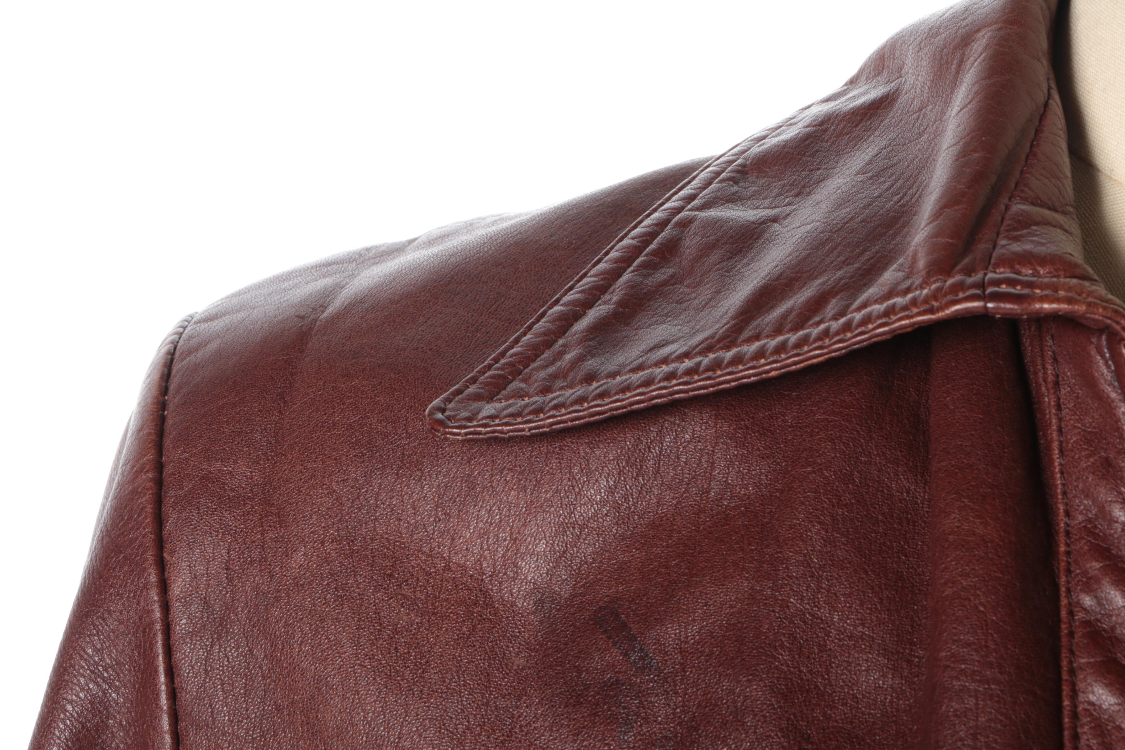 Men's Vintage Chess King Leather Jacket