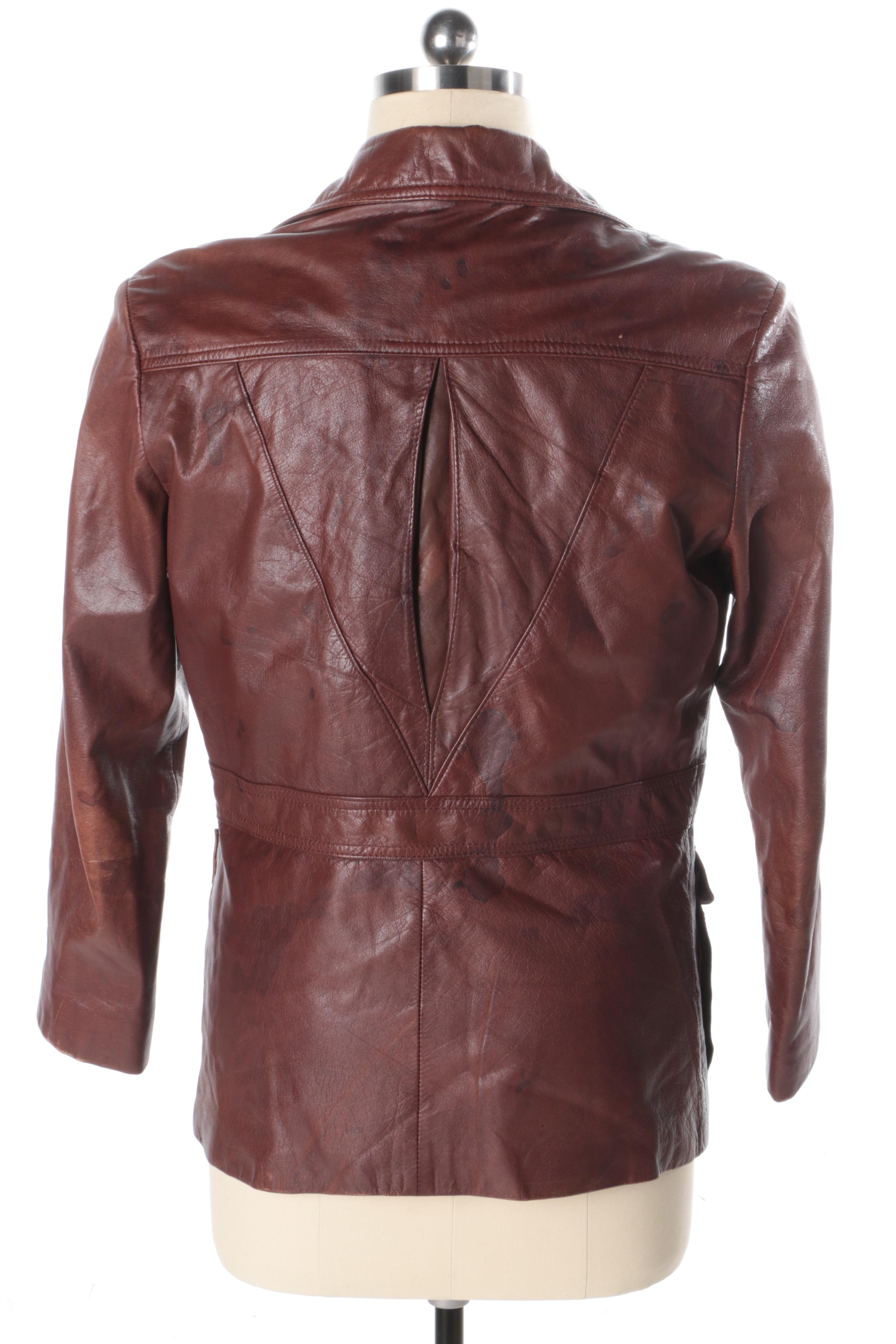 Men's Vintage Chess King Leather Jacket