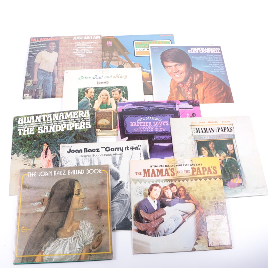 Joan Baez, Glen Campbell, The Mama's & The Papa's, And More Soft Classics LPs