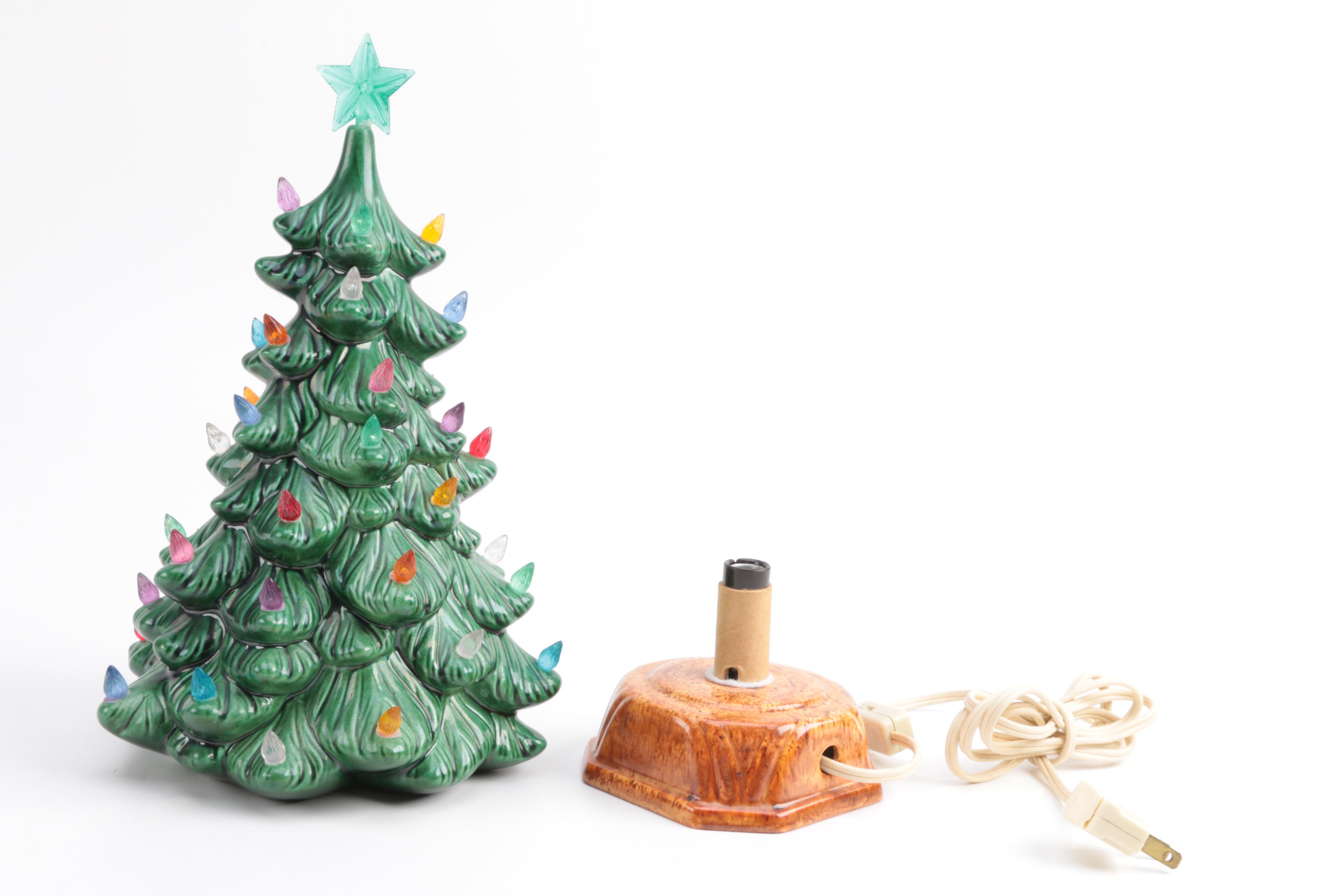 Mid Century Holland Mold Christmas Tree Light