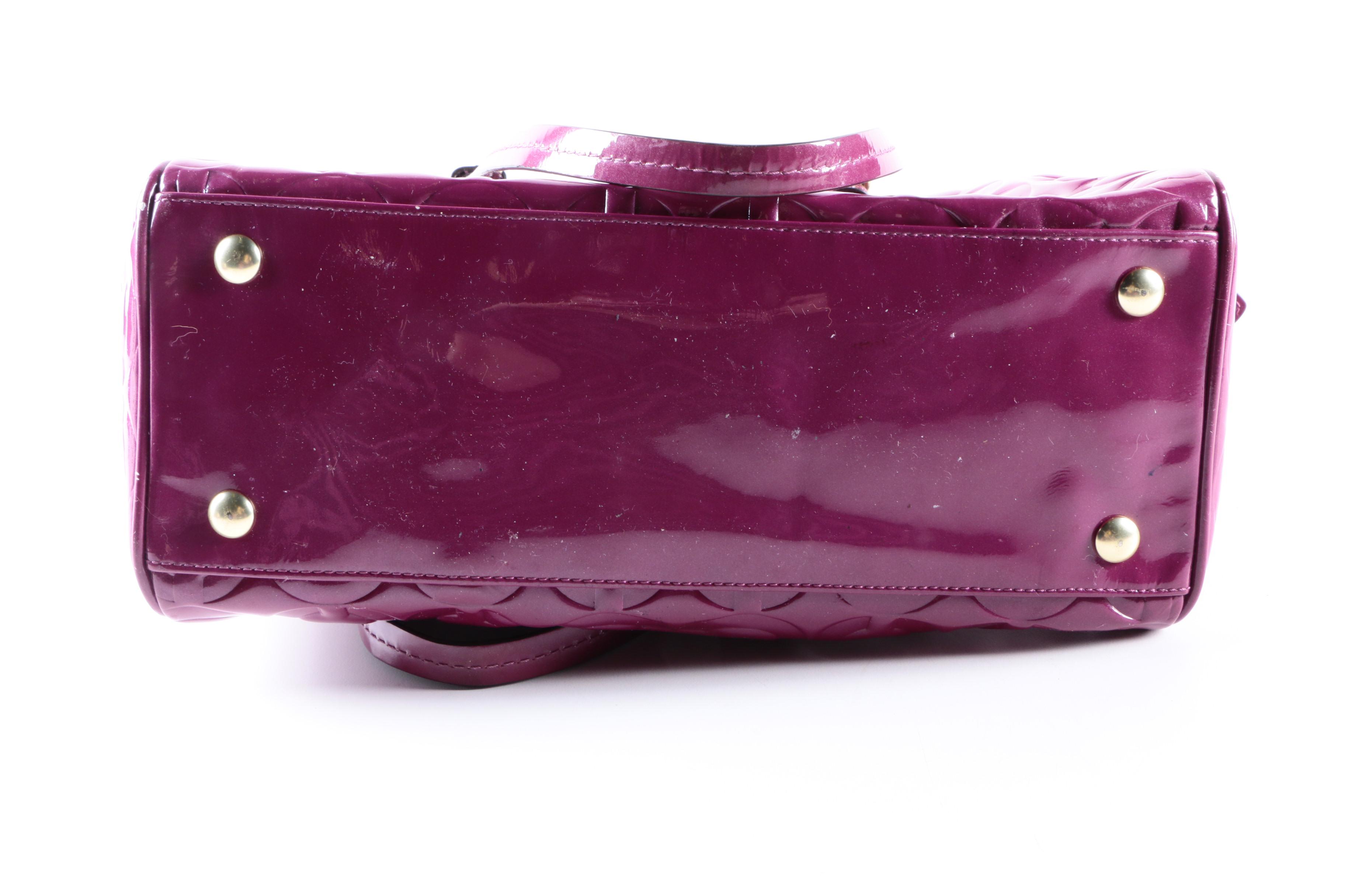 Coach Patent Leather Peyton Handbag with Wallet