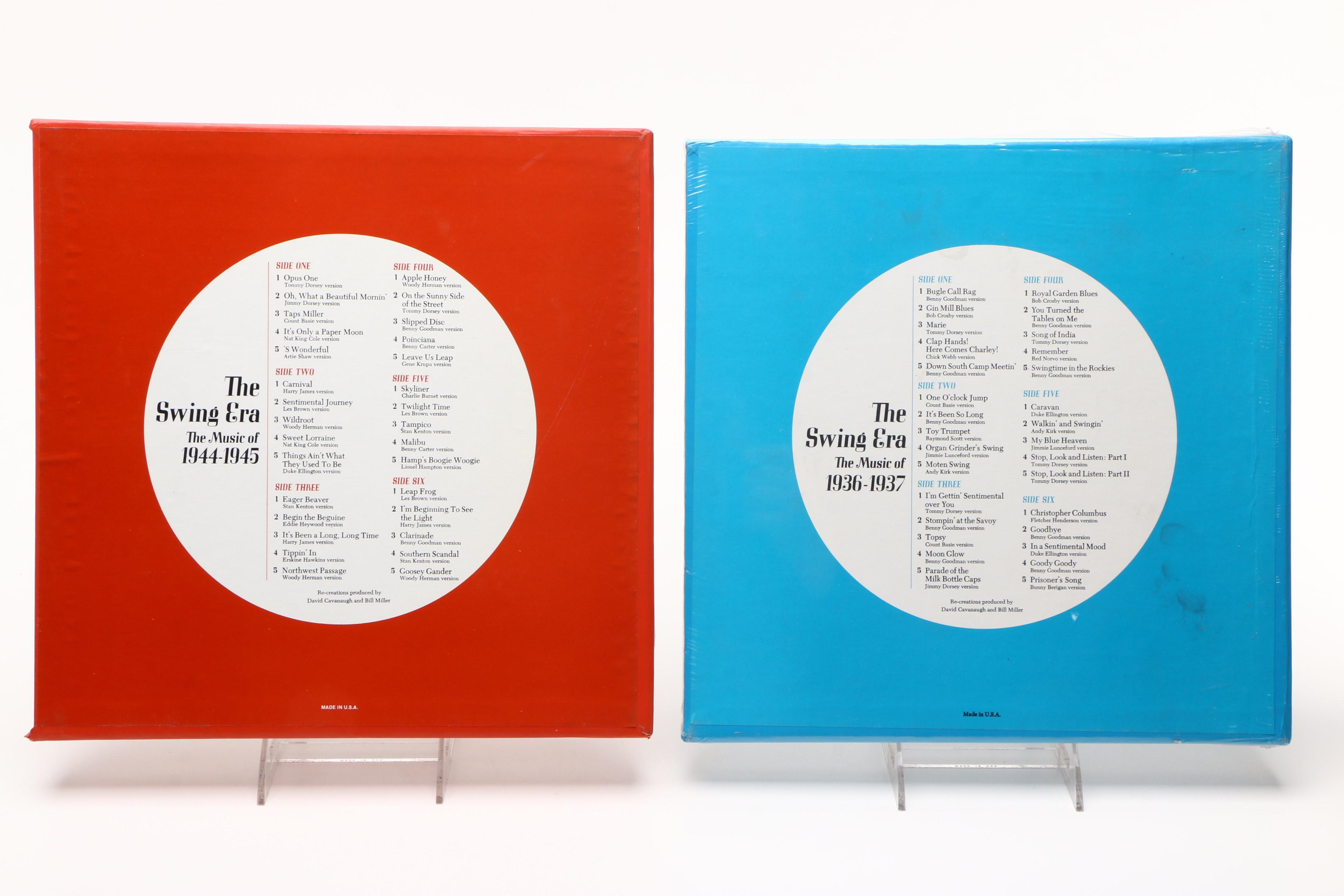 Swing Era LP Record Boxed Sets with Hoagy Carmichael