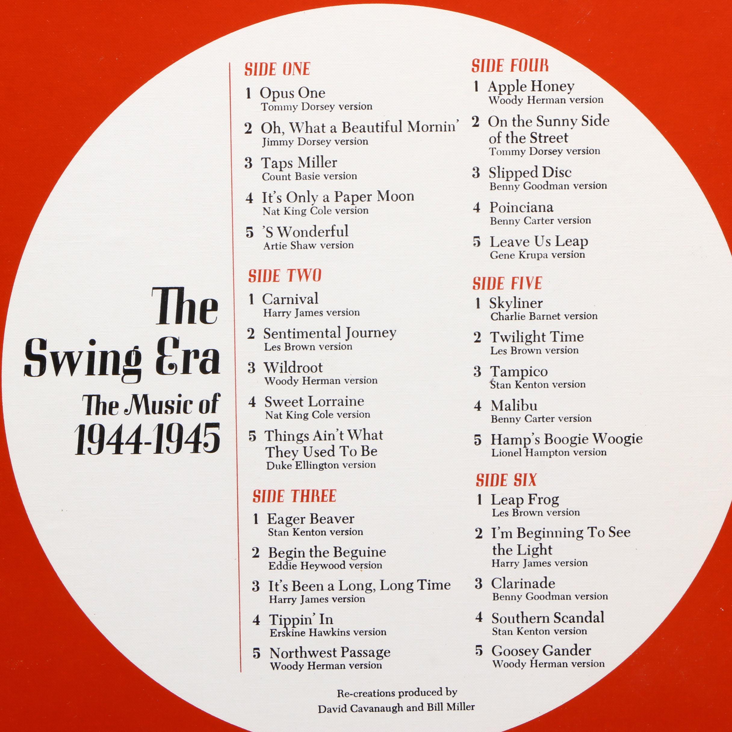 Swing Era LP Record Boxed Sets with Hoagy Carmichael