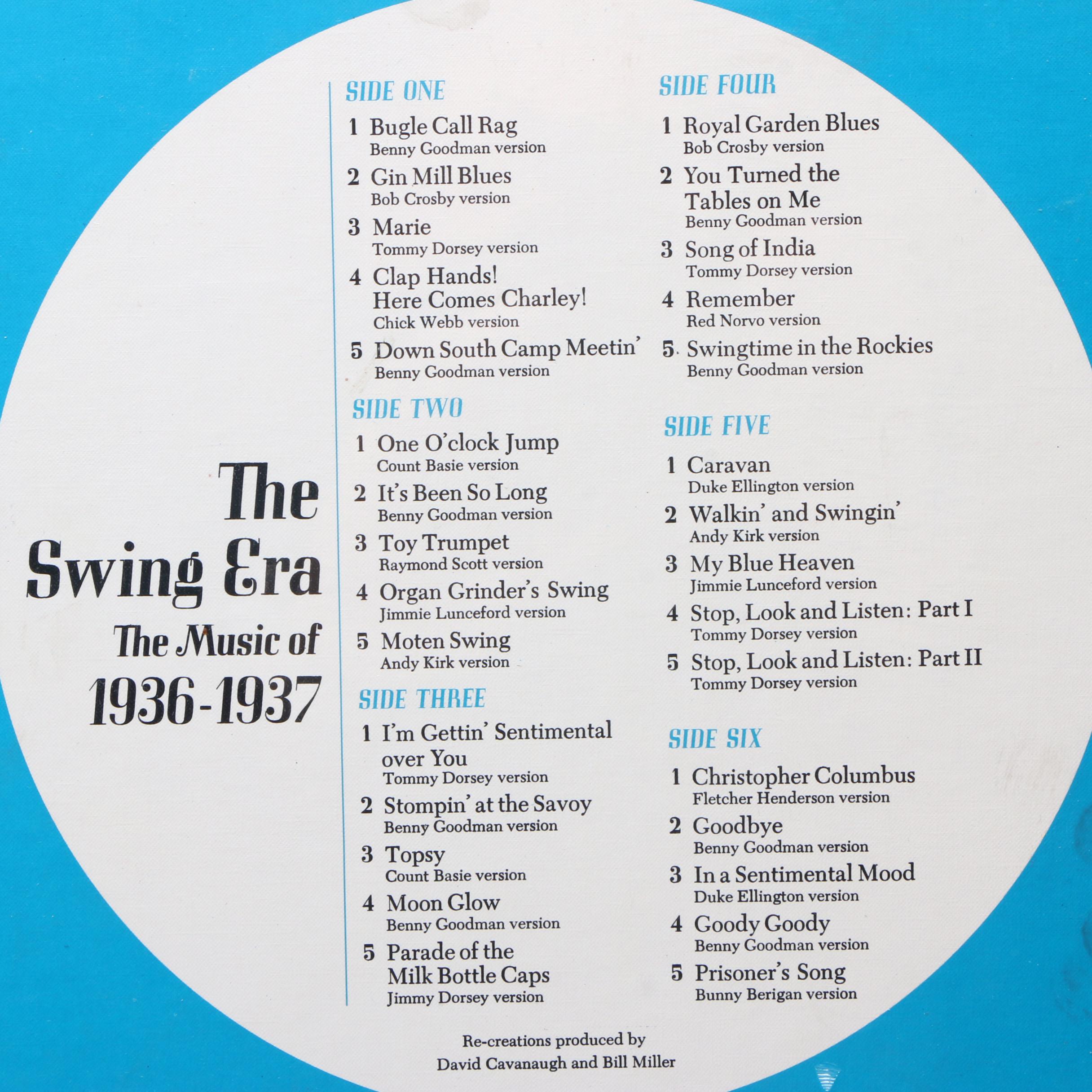 Swing Era LP Record Boxed Sets with Hoagy Carmichael