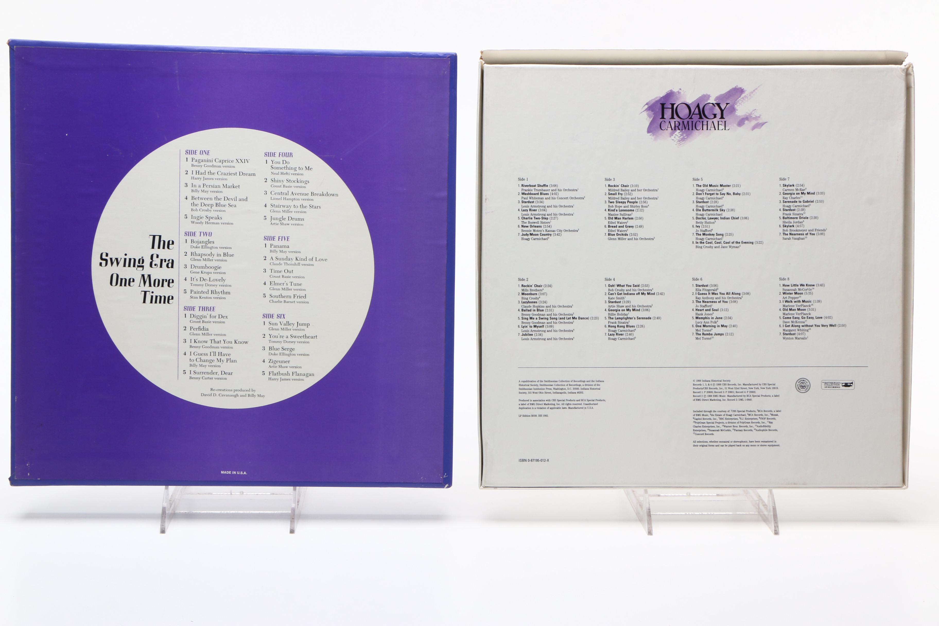 Swing Era LP Record Boxed Sets with Hoagy Carmichael