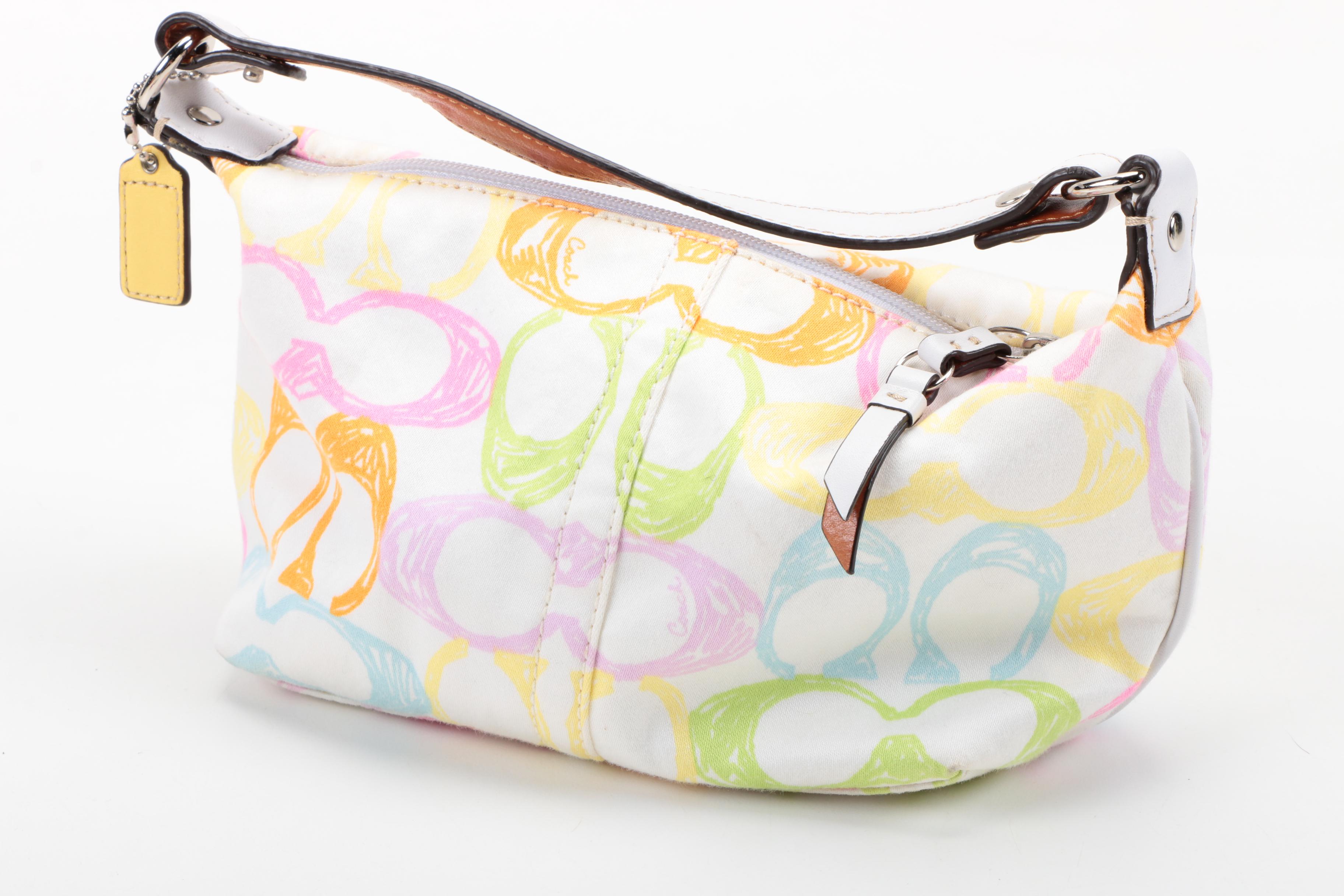 Coach Signature Scribble Demi Pouchette and Leather Wristlets