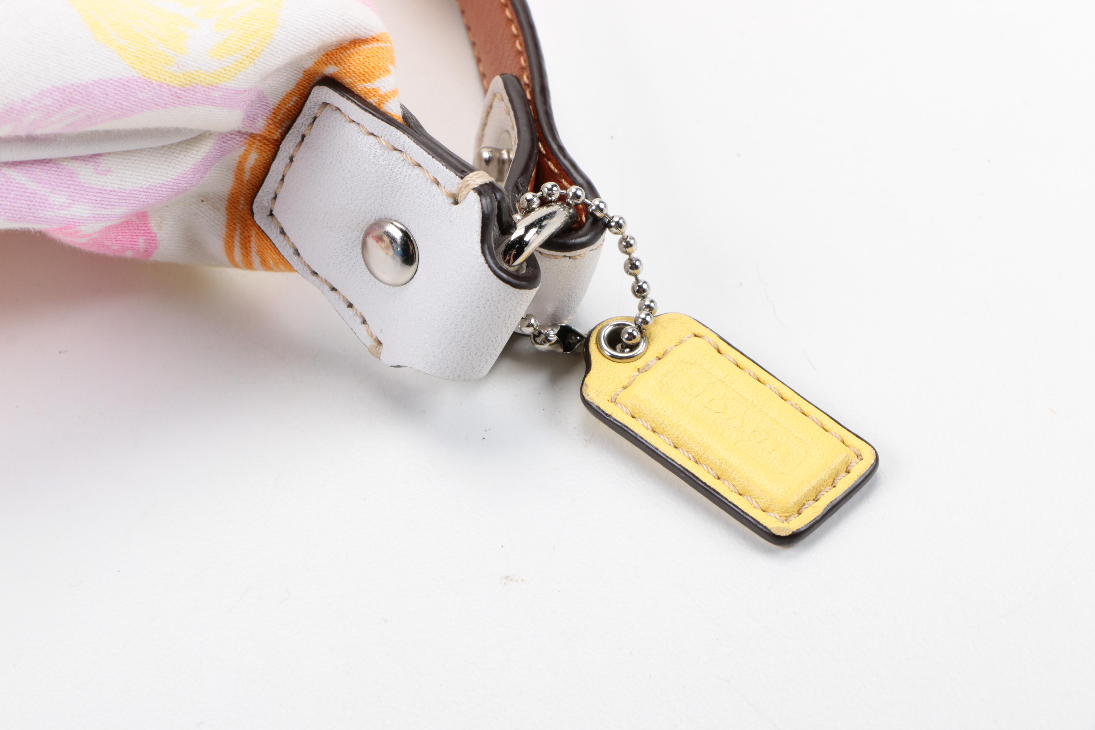 Coach Signature Scribble Demi Pouchette and Leather Wristlets