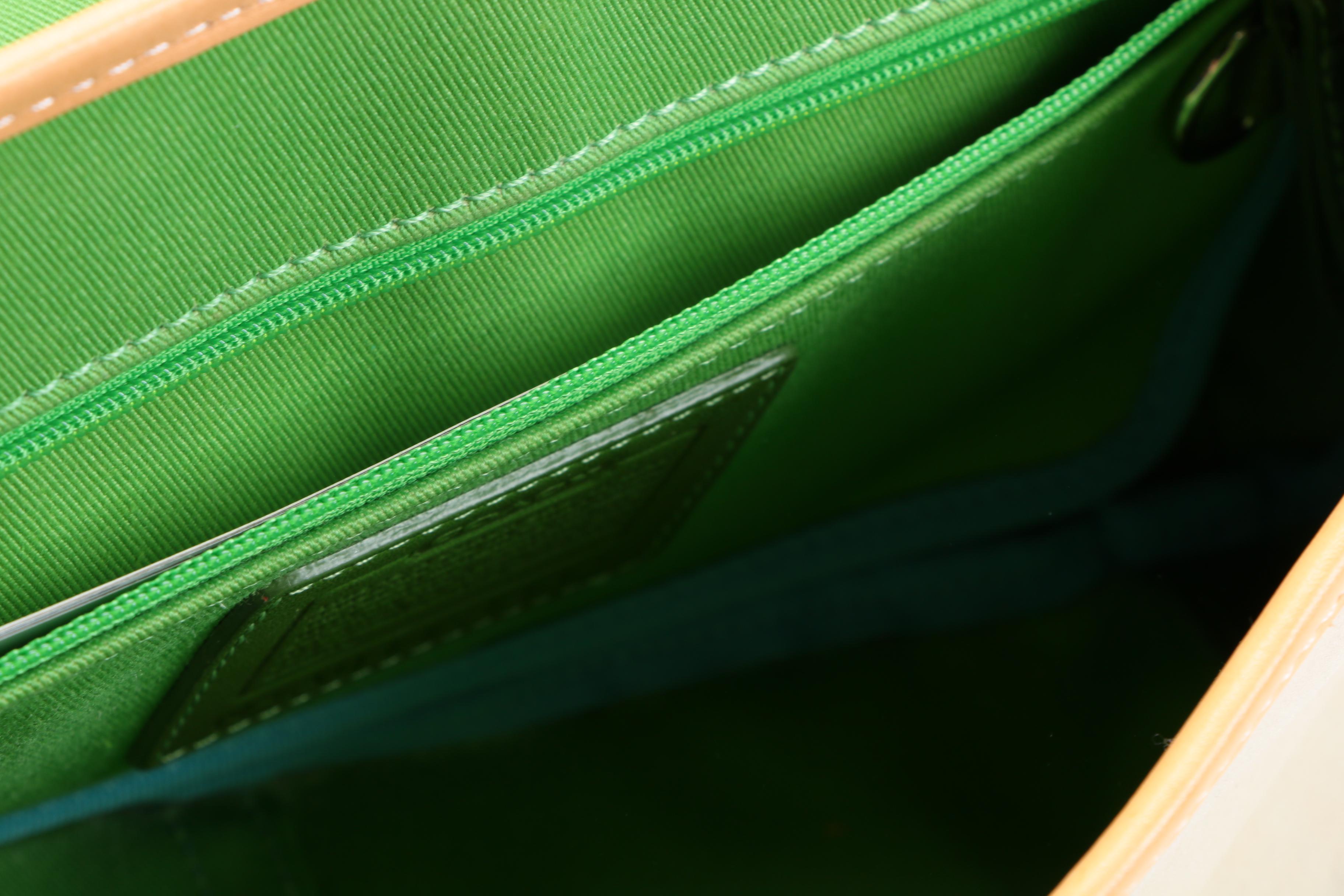 Coach Daisy Canvas Purse with Leather Trim