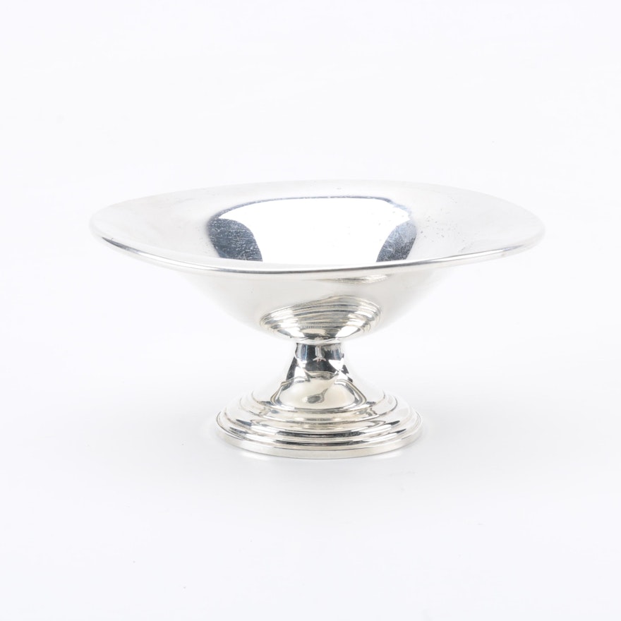 Empire Weighted Sterling Silver Pedestal Compote