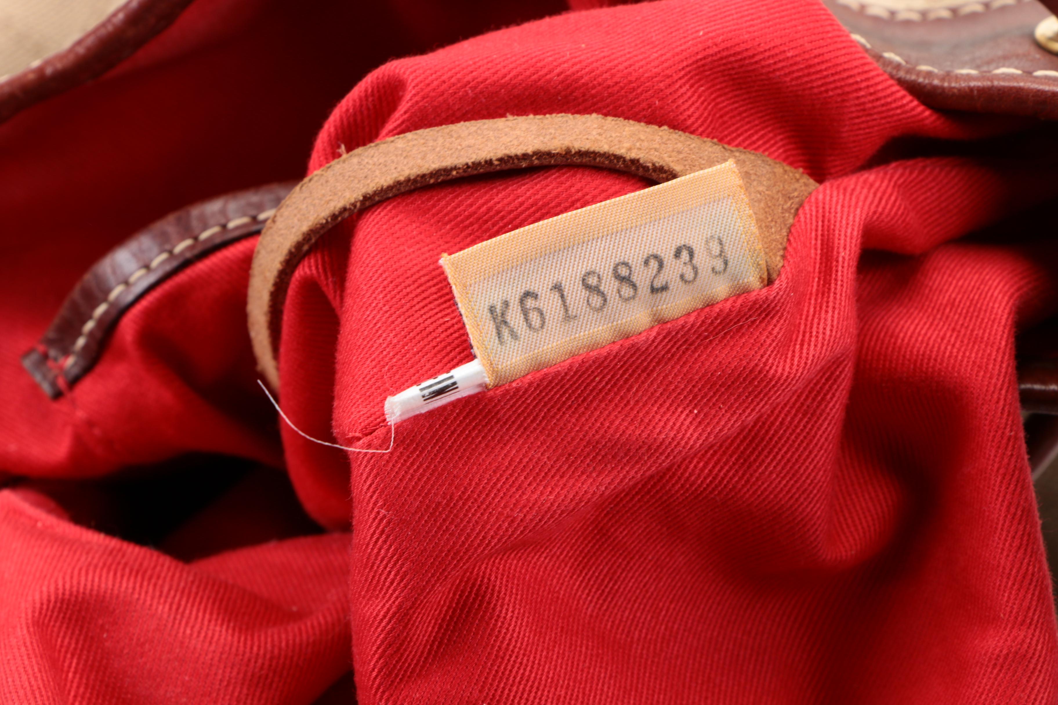 Dooney & Bourke Canvas Monogram Bucket Bag