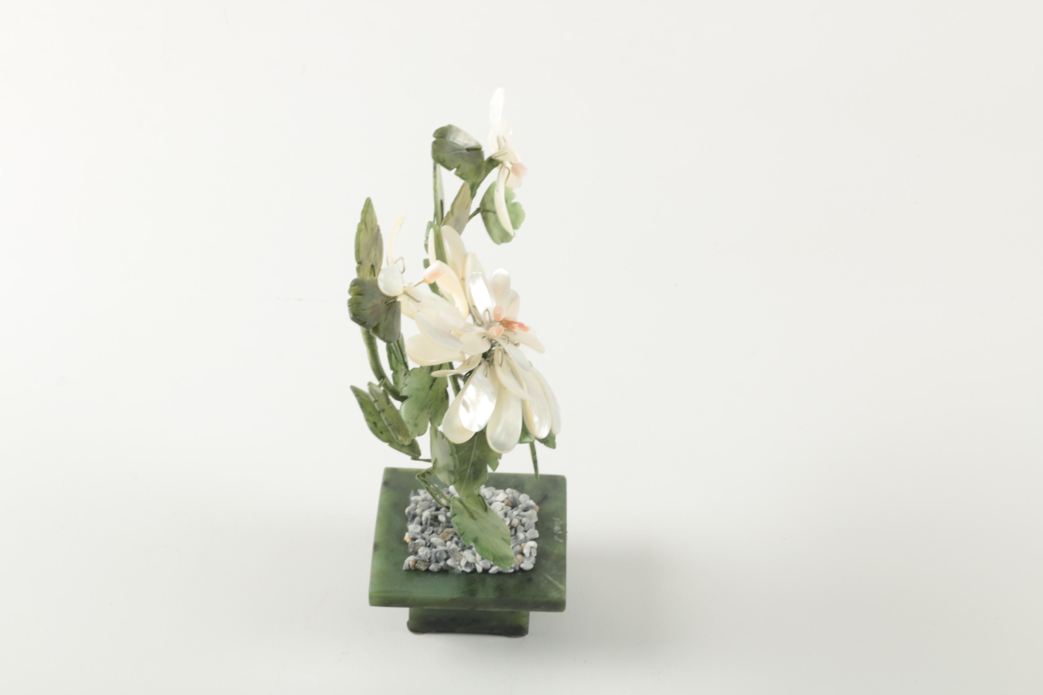 Serpentine and Mother of Pearl Flowering Tree