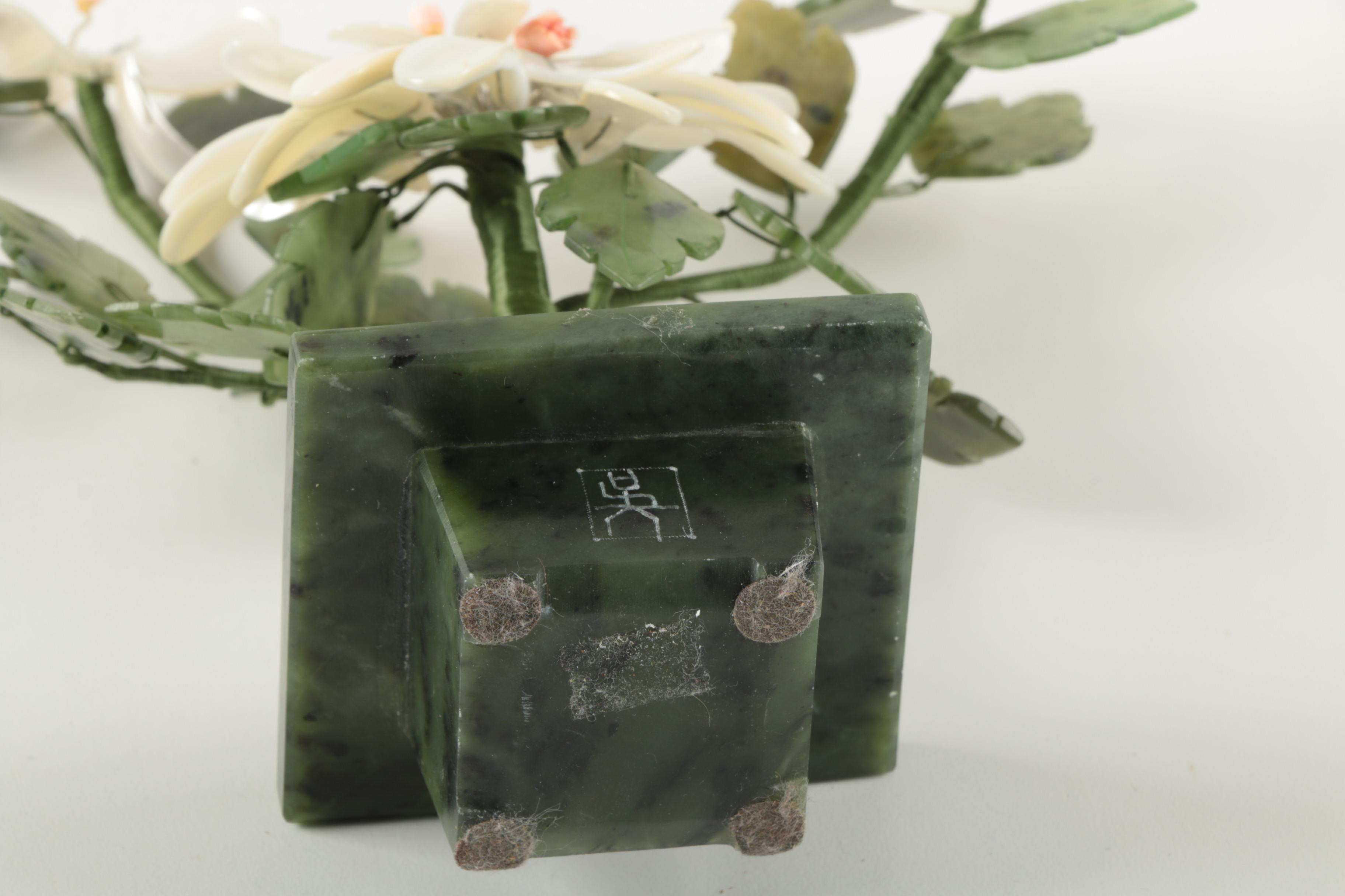 Serpentine and Mother of Pearl Flowering Tree