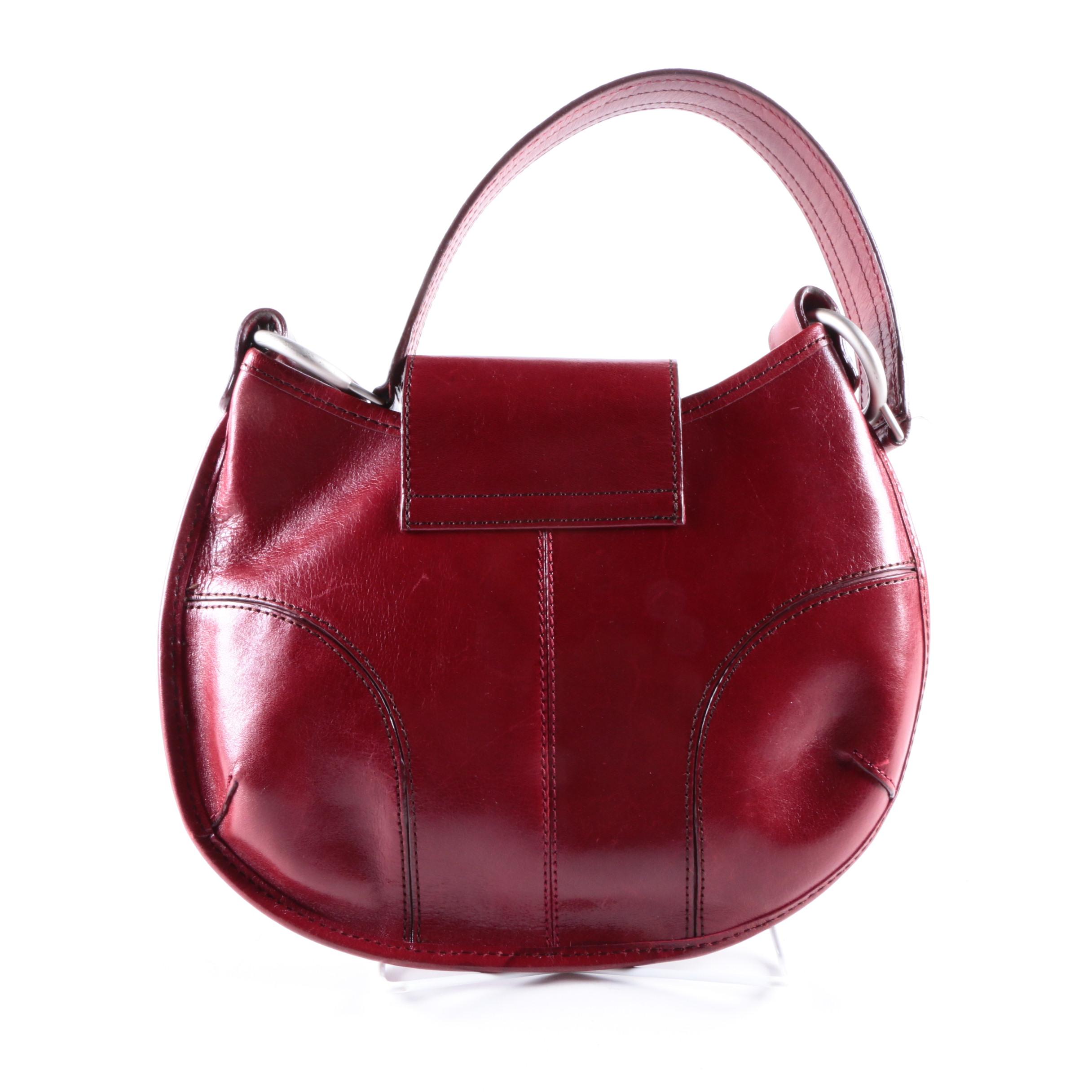 Kenneth Cole Red Leather Handbag