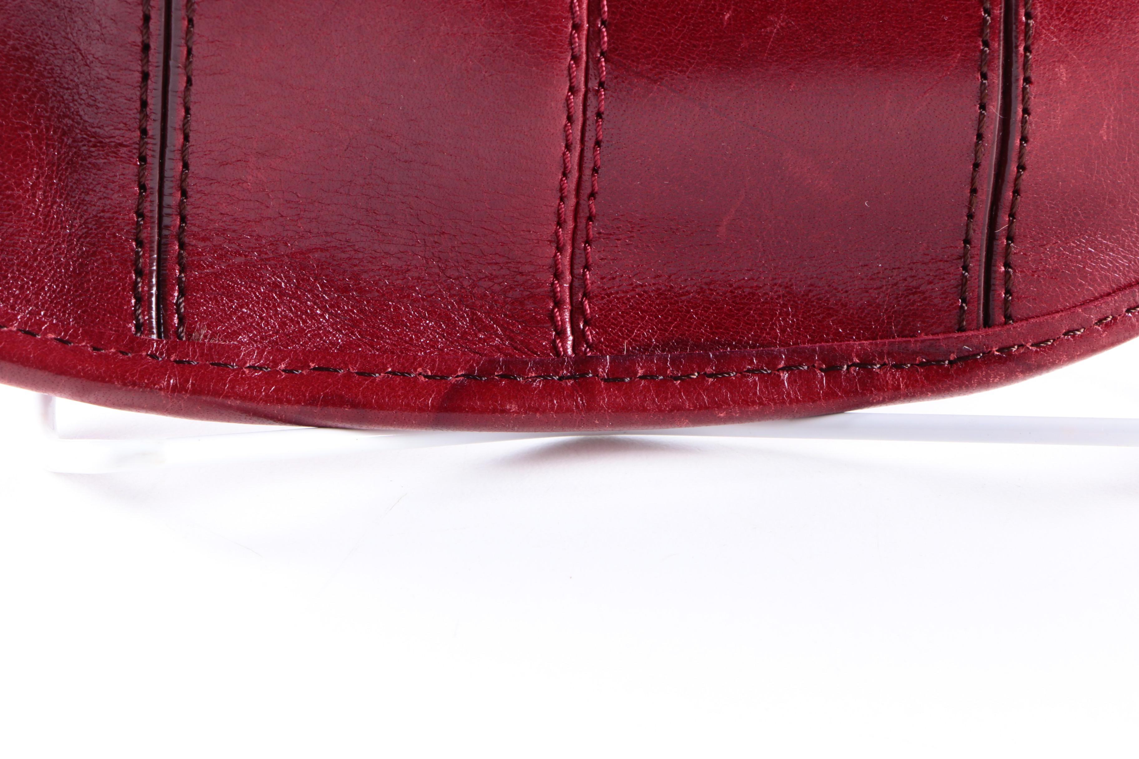 Kenneth Cole Red Leather Handbag