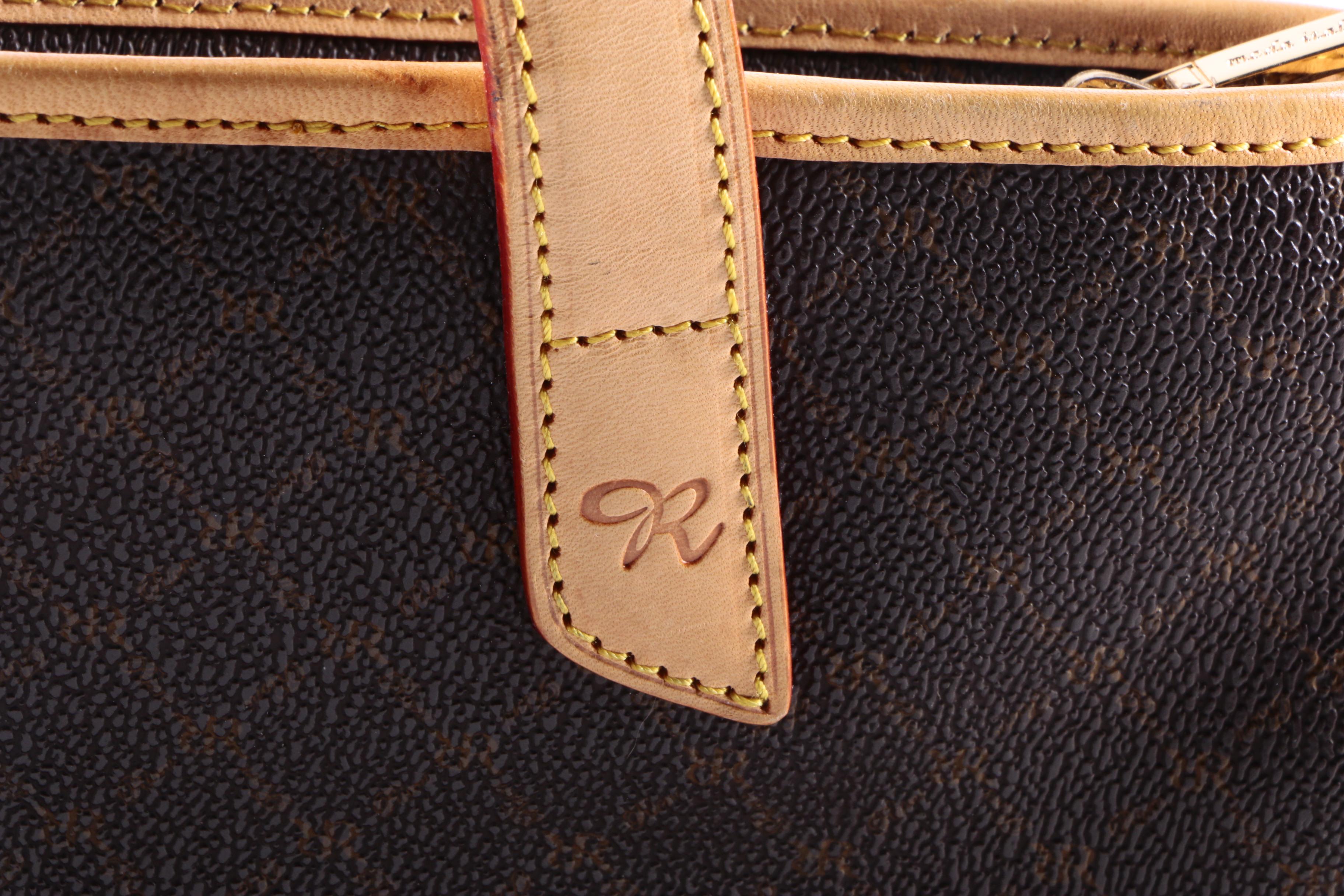 Rioni Canvas and Leather Handbag