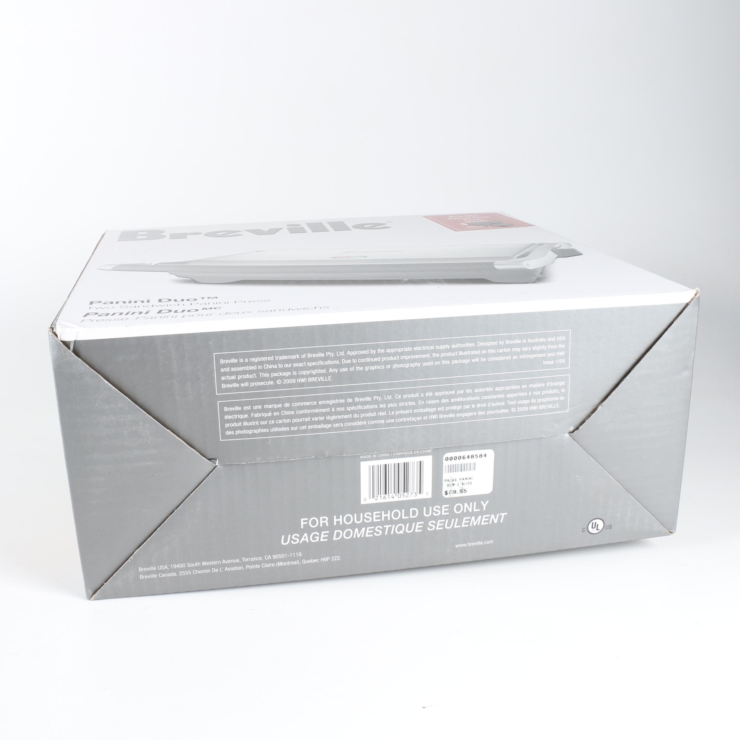 Breville, Braun, & Cuisinart Appliances