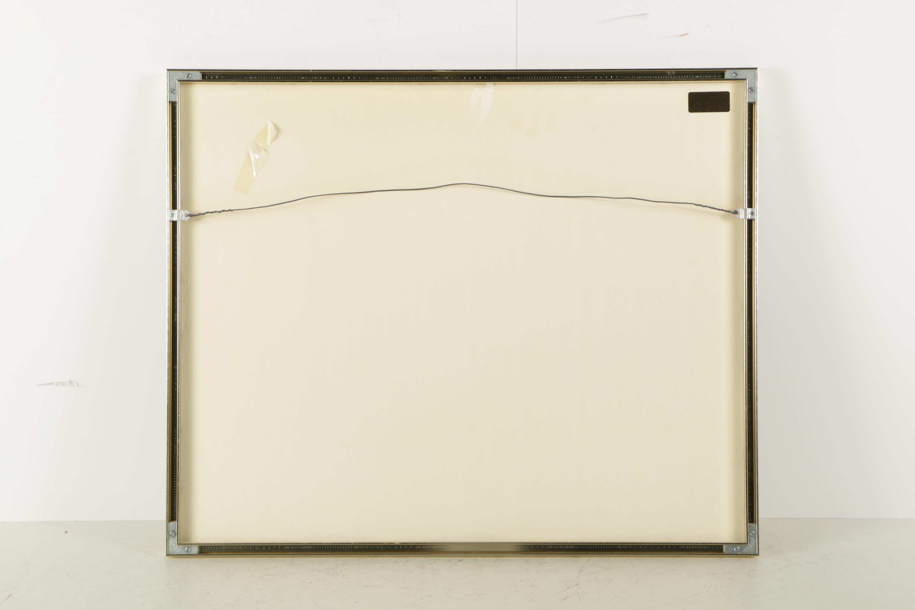 Lithographic Poster "Shipwrecks of Boston Harbor"