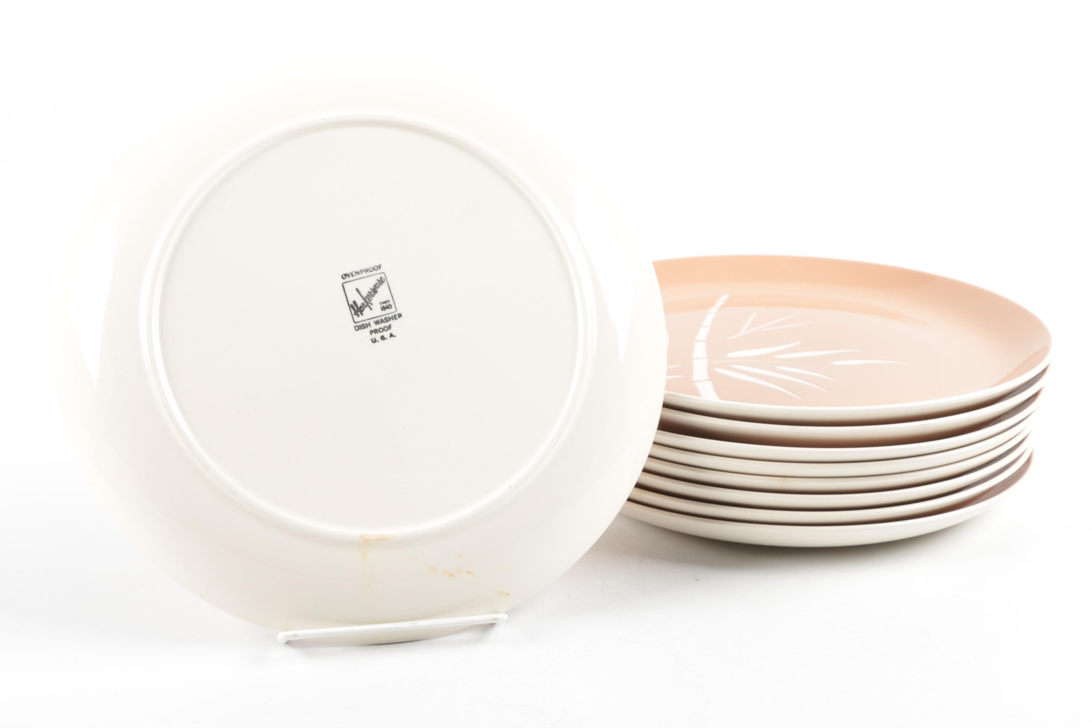 Vintage Harker Pink Cocoa Ironstone "Bamboo"