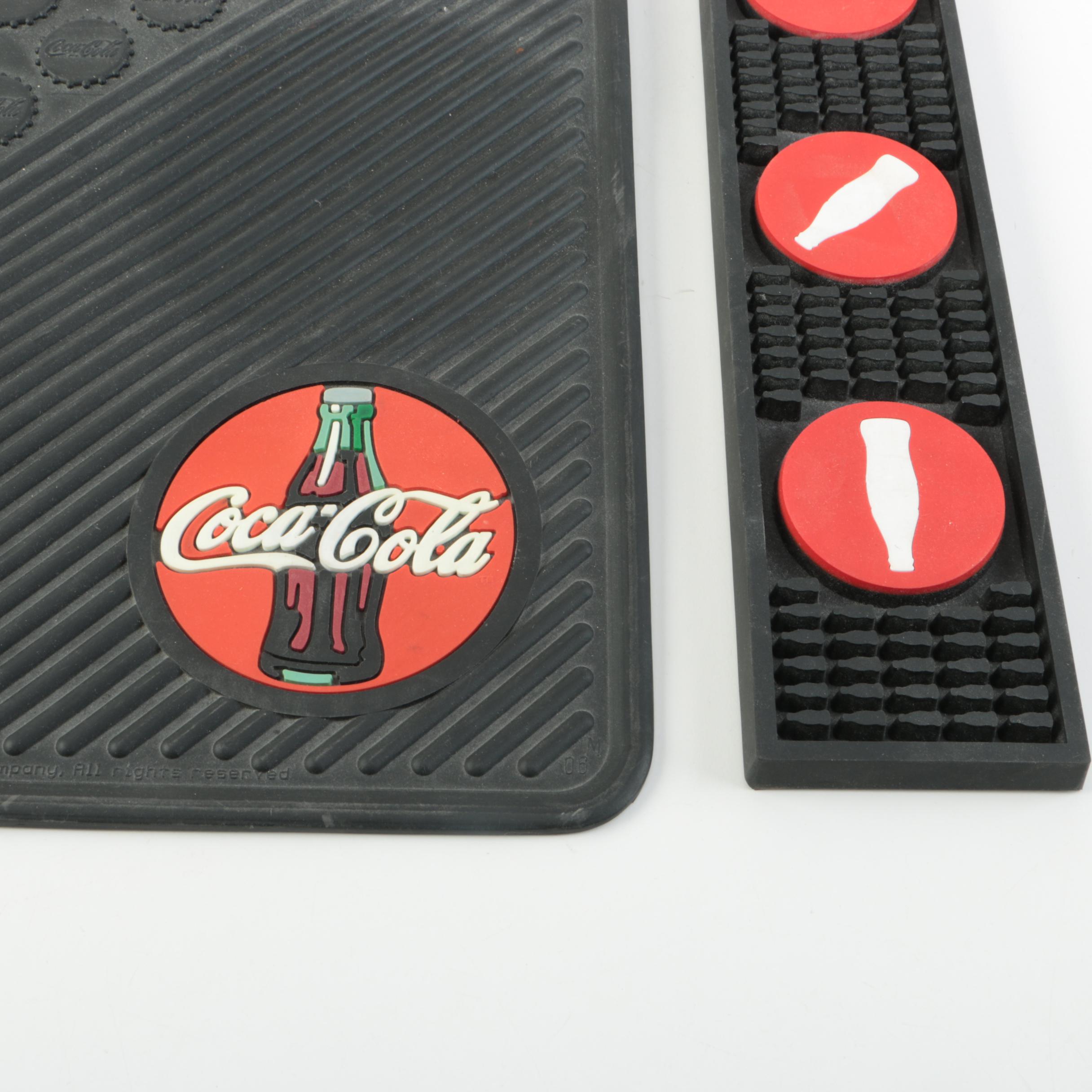 Coca-Cola Black Rubber Mats