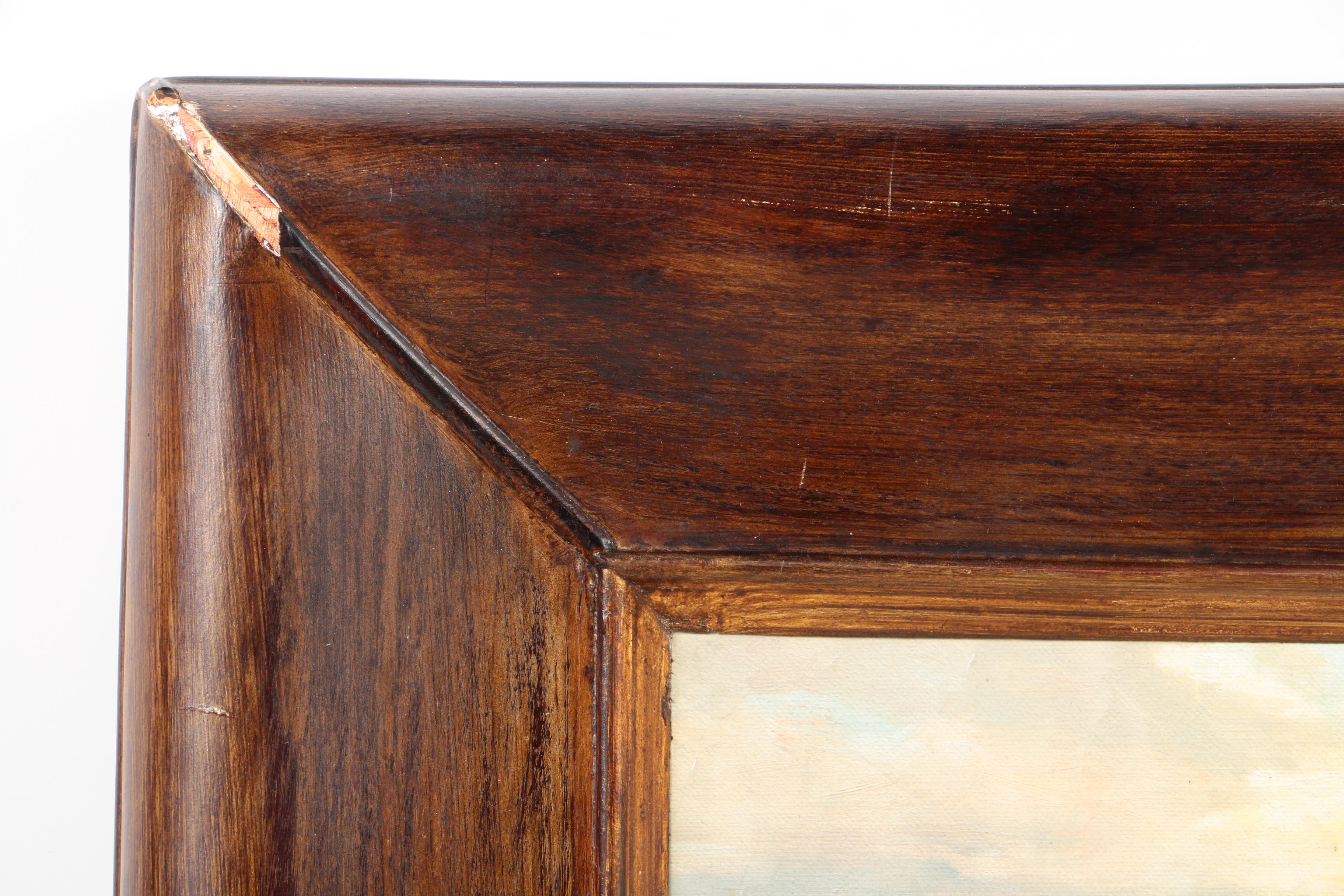 Reproduction Print on Masonite Roberto Lombardi "Red Poppy Panorama"