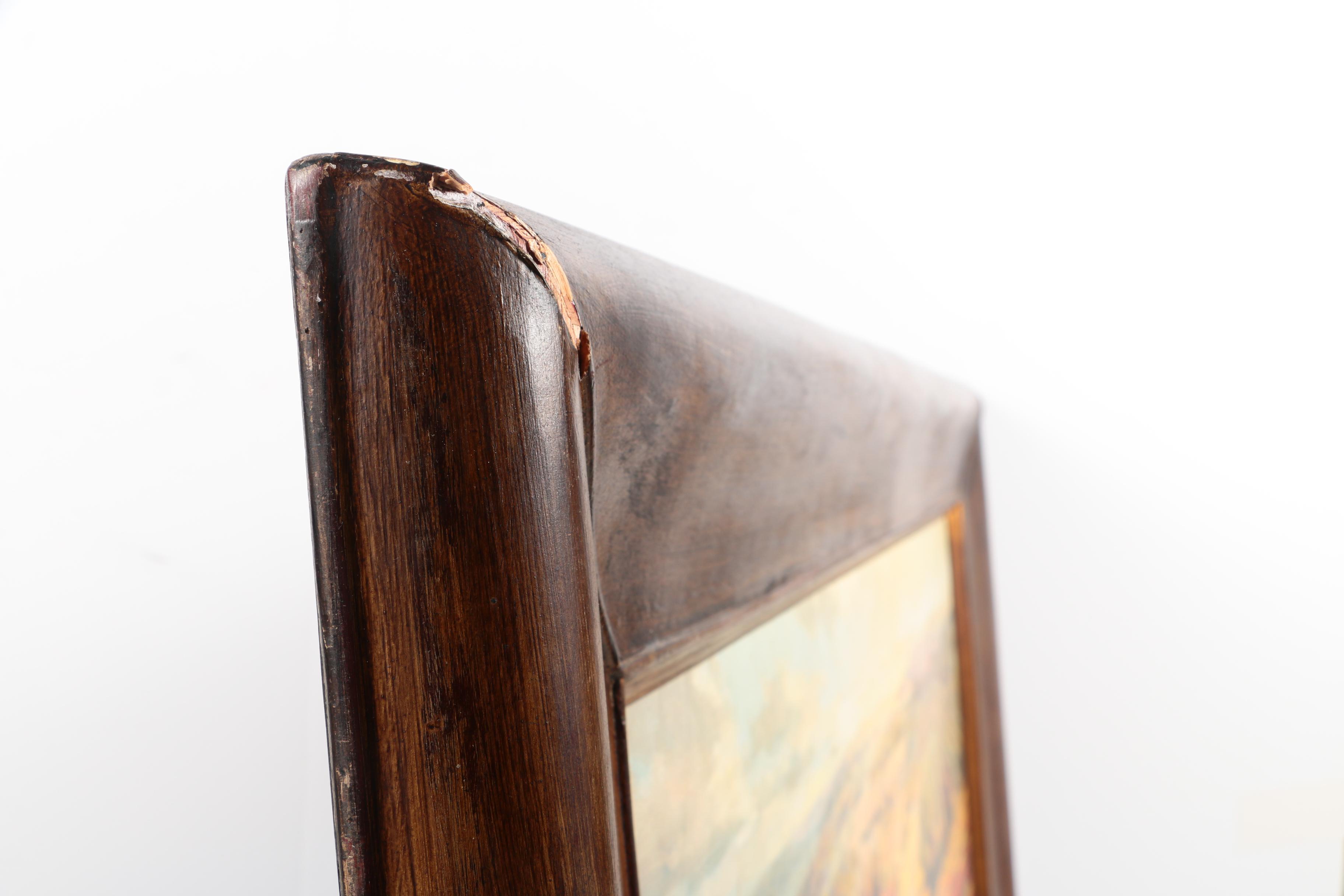 Reproduction Print on Masonite Roberto Lombardi "Red Poppy Panorama"