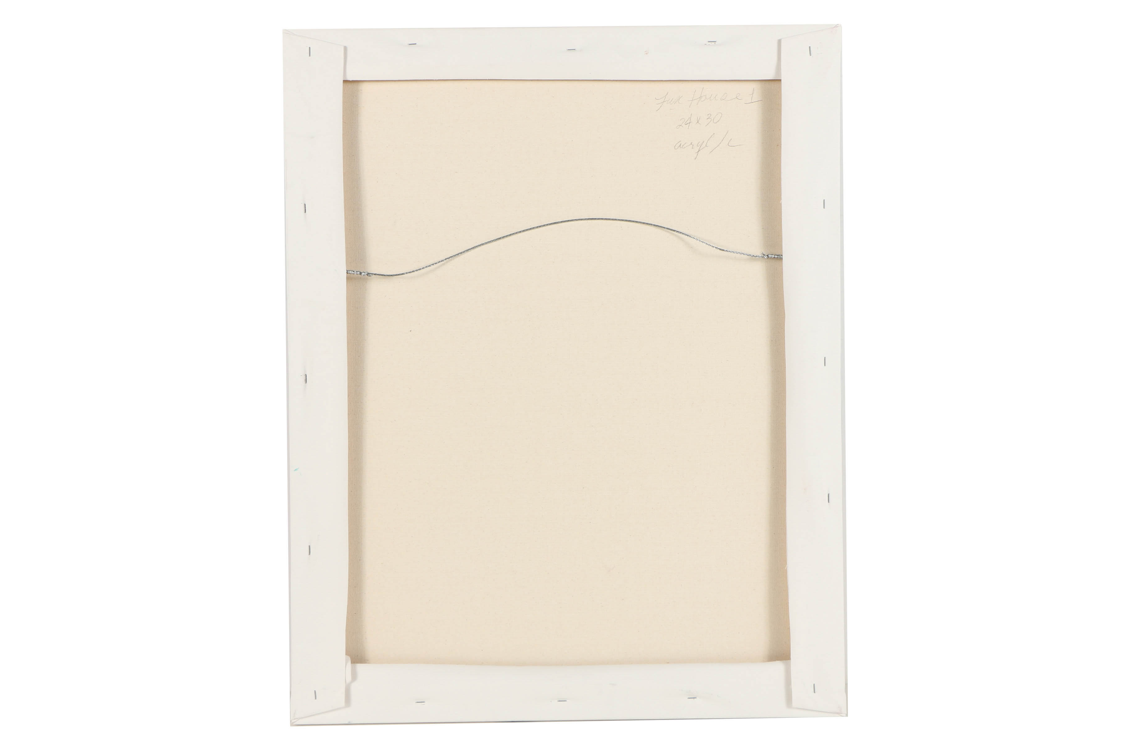 Lisa Schafer Acrylic Painting on Canvas "Fun House 1"