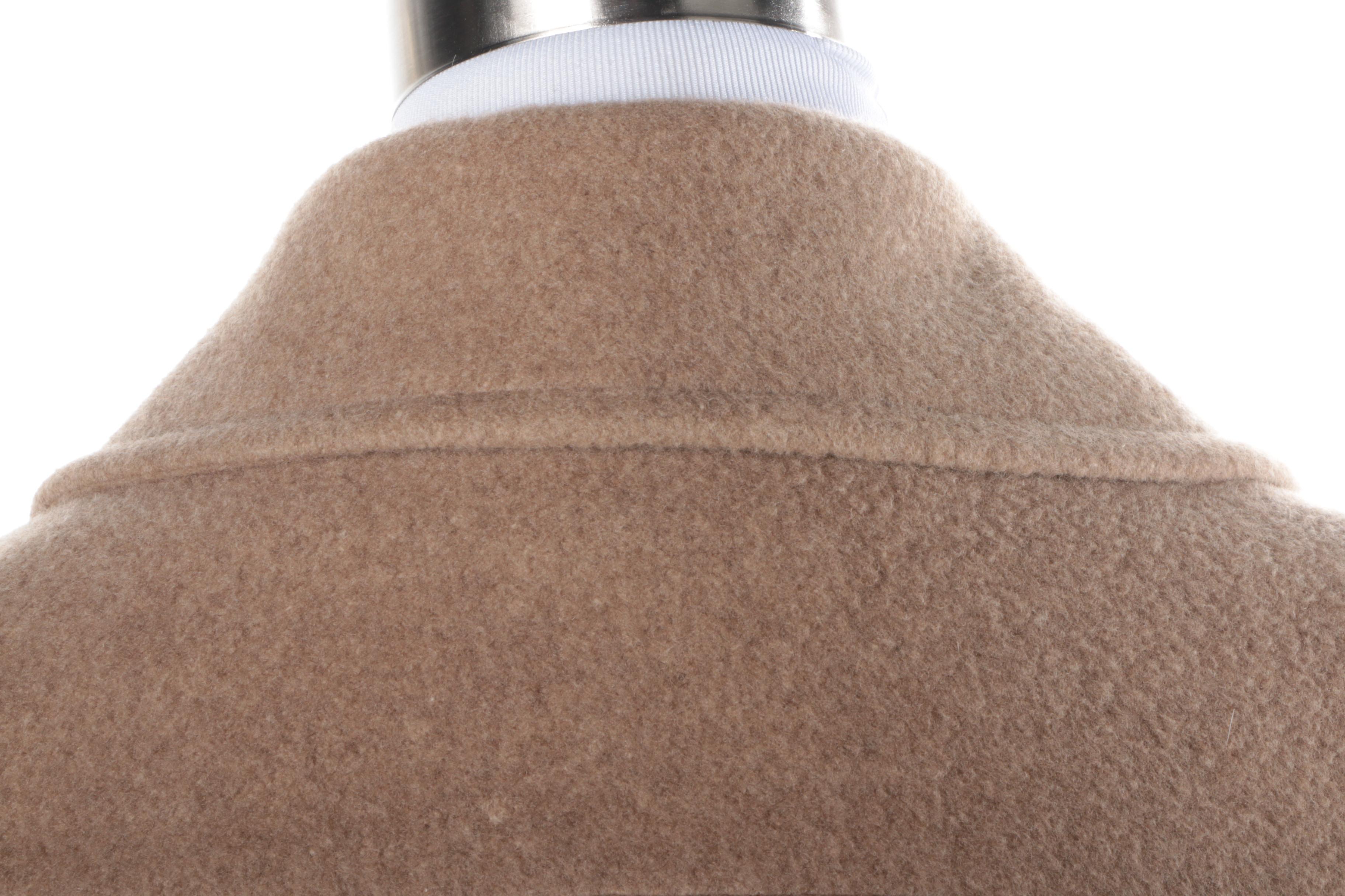 Women's Vintage Lou Fritzel Tan Cashmere Overcoat