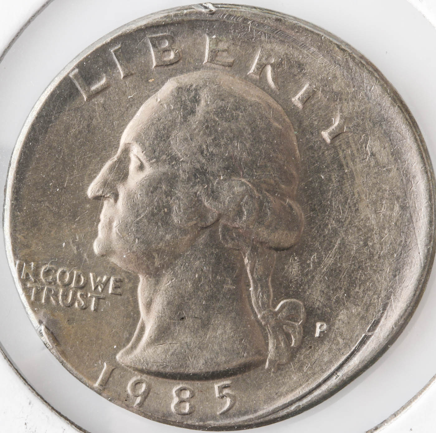 Mint Error 1985 George Washington Quarter